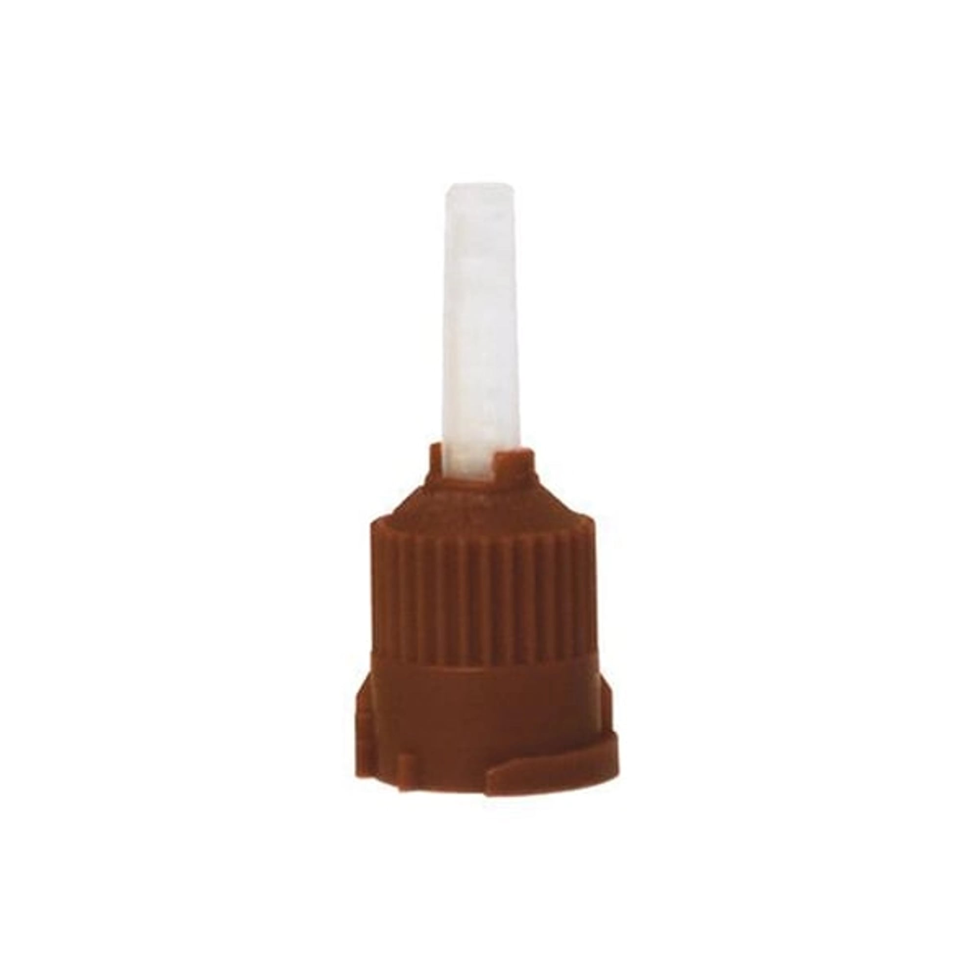 Maxill MIXPAC T-Mixer Mixing Tips, 15 mm, 1:1 Ratio, Brown, 48/Bag