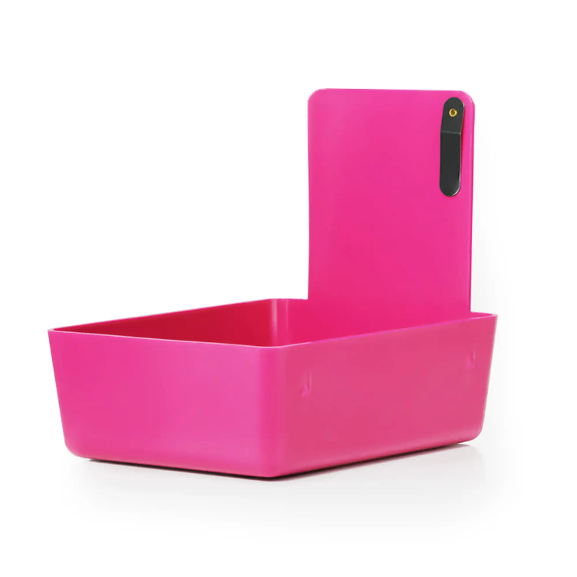 Keystone New Age Lab Work Pans, Hot Pink, 7" x 5" x 2-1/2", Pack of 12, 7000934