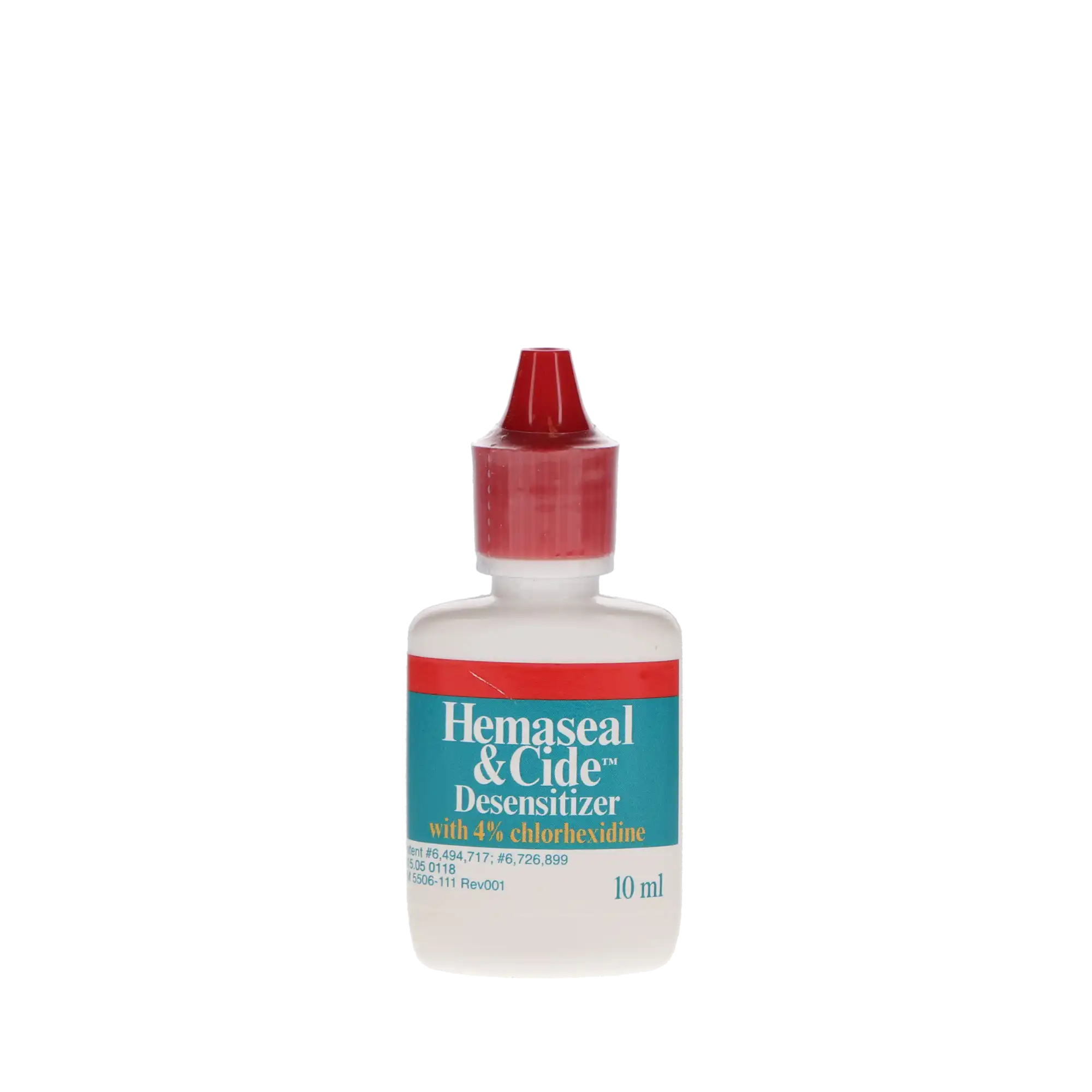 Hemaseal & Cide Desensitizer, 4% Chlorhexidine, Glutaraldehyde-Free, 10 mL Bottle