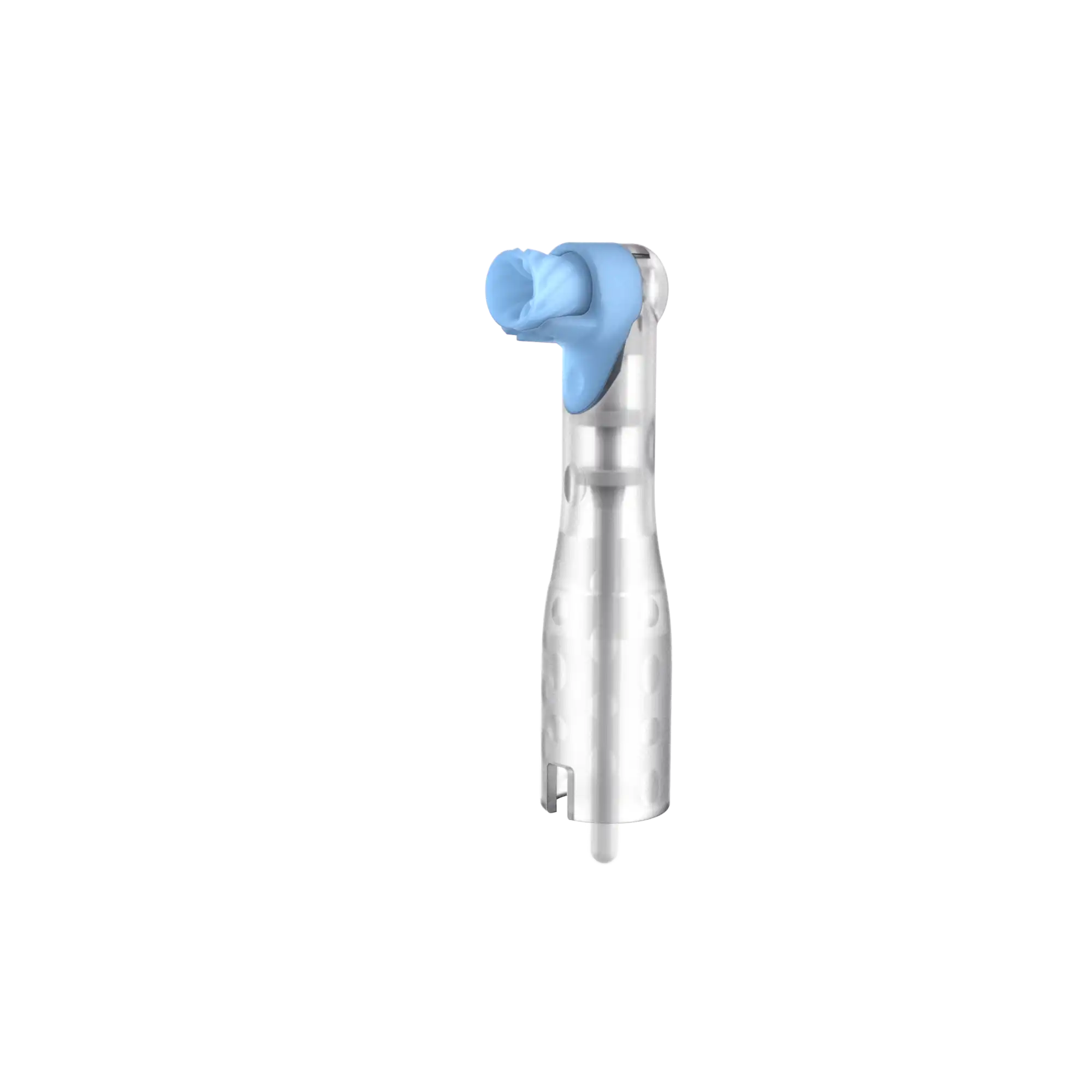 Pac-Dent AntiSplatr Disposable Prophy Angle, Firm Cup, Blue, Latex-Free, 100/Box, LSFAF-100