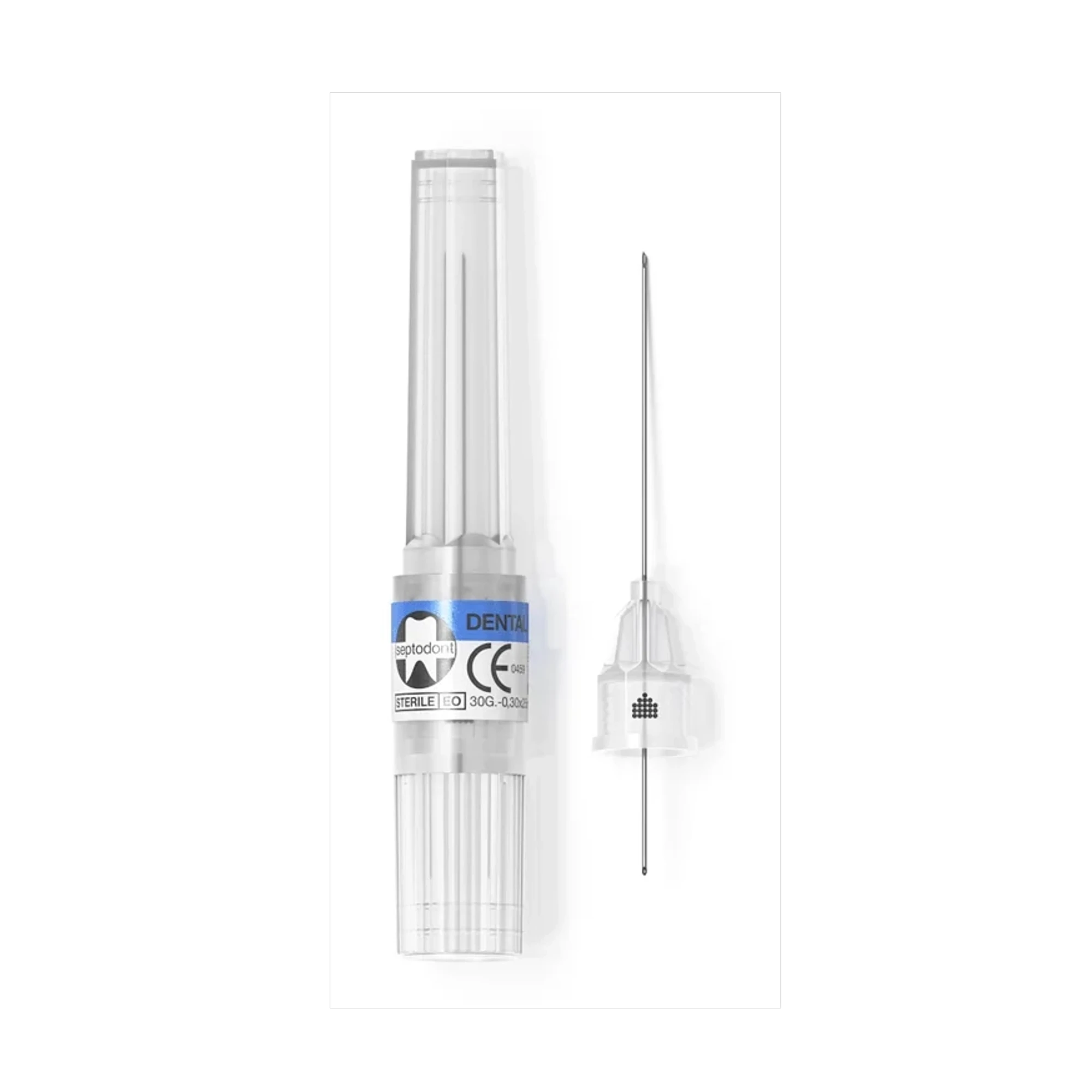 Septodont Septoject Evolution Dental Needles, 30 Gauge, Short, 25 mm, Sterile, Single Use, 100/Box, 01N1630