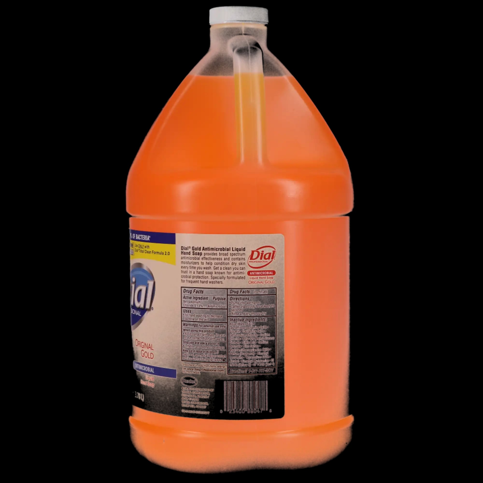 Dial Gold Liquid Hand Soap, Antimicrobial, 1 Gallon (128 fl oz), Refill, 88047