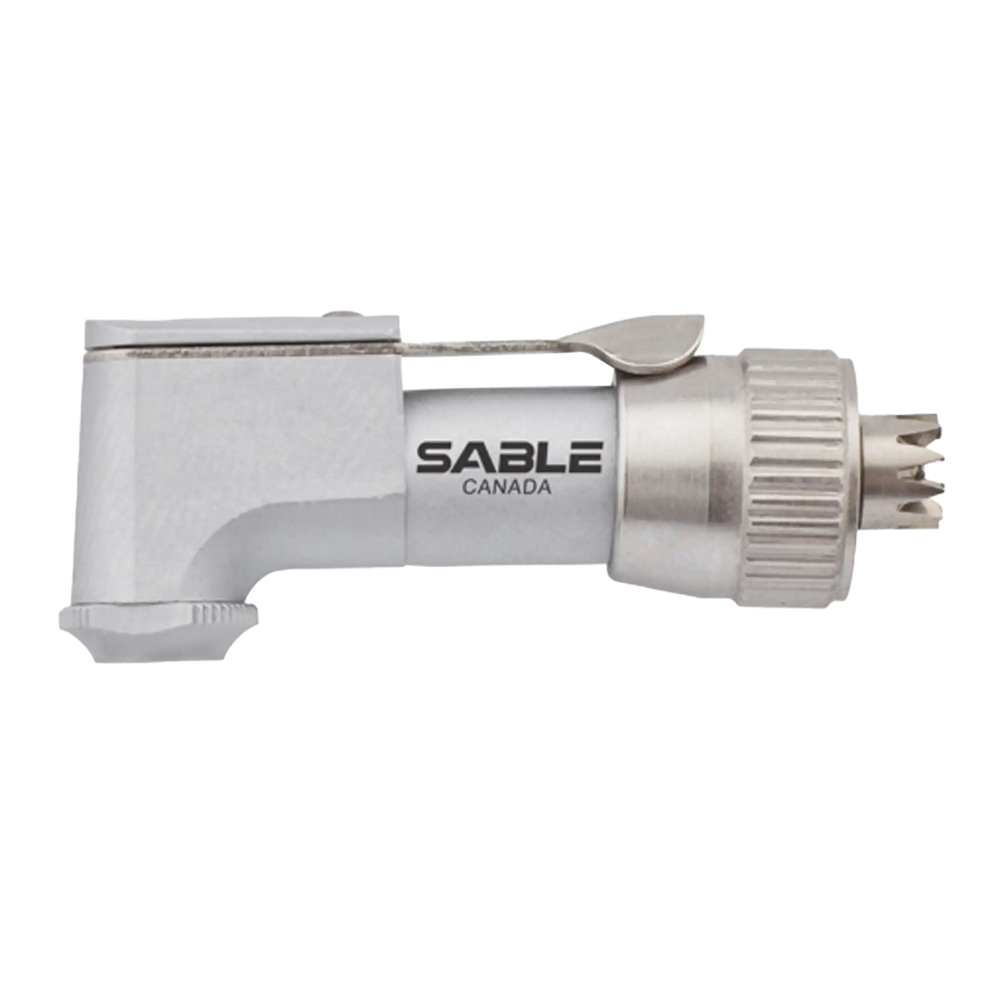Sable Industries M-Style 14-Tooth Standard Latch Head for Slow Speed Handpieces, 1:1 Gear Ratio, Up to 25,000 RPM, 1600503