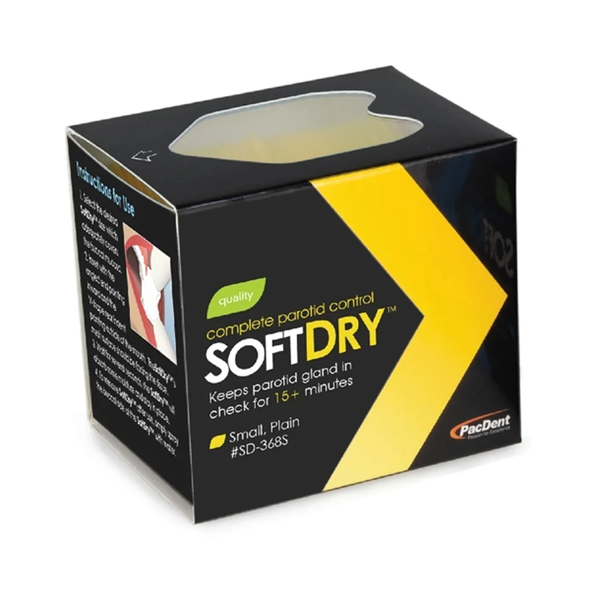 Pac-Dent SoftDry Cotton Roll Substitute, Small Child, 50/Pk, SD-368S