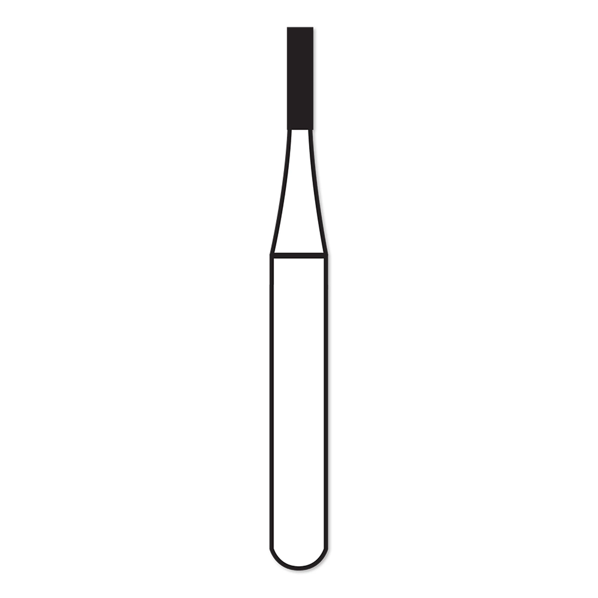 Alpen Carbide Bur FG #168 Tapered Fissure, 0.8 mm Diameter, Friction Grip, 10/Pk