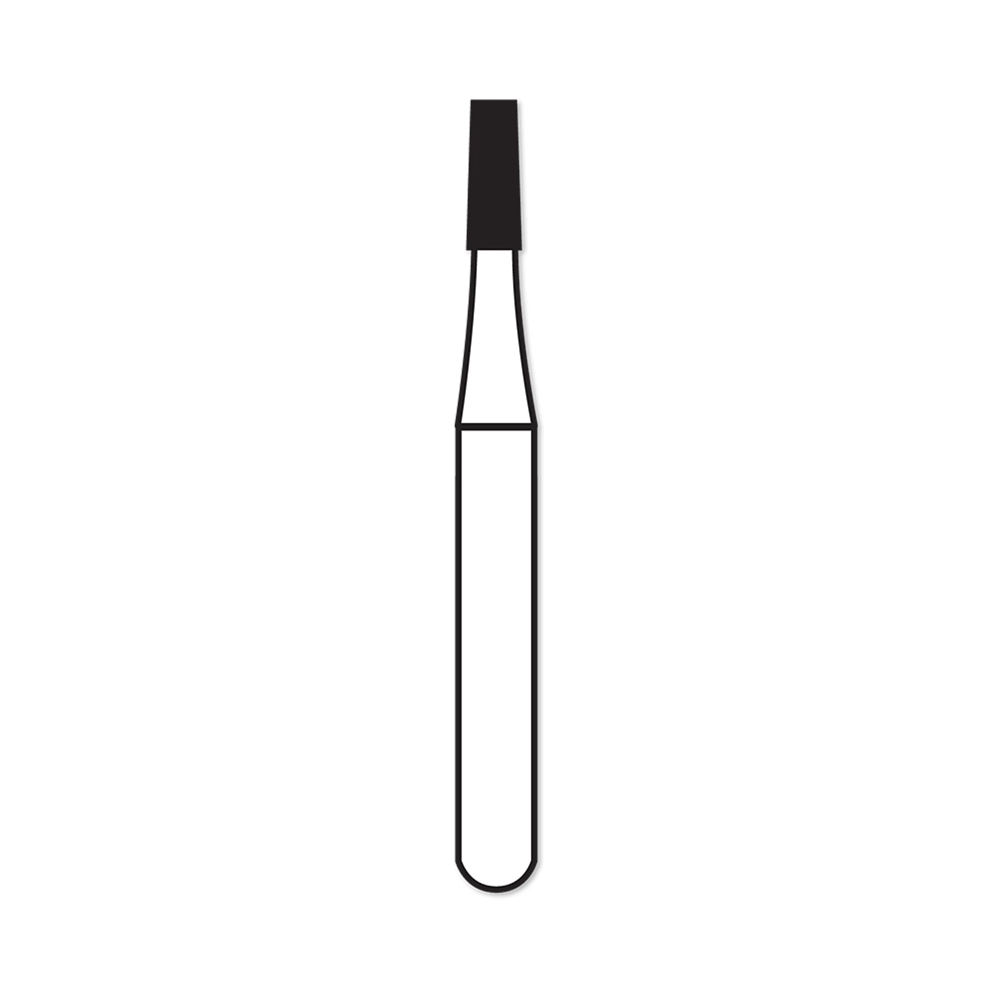 Coltene Whaledent Alpen Carbide Bur #702, Cross Cut Tapered Fissure, HP (Handpiece), 1.6 mm Diameter, 10/Pk, R600702