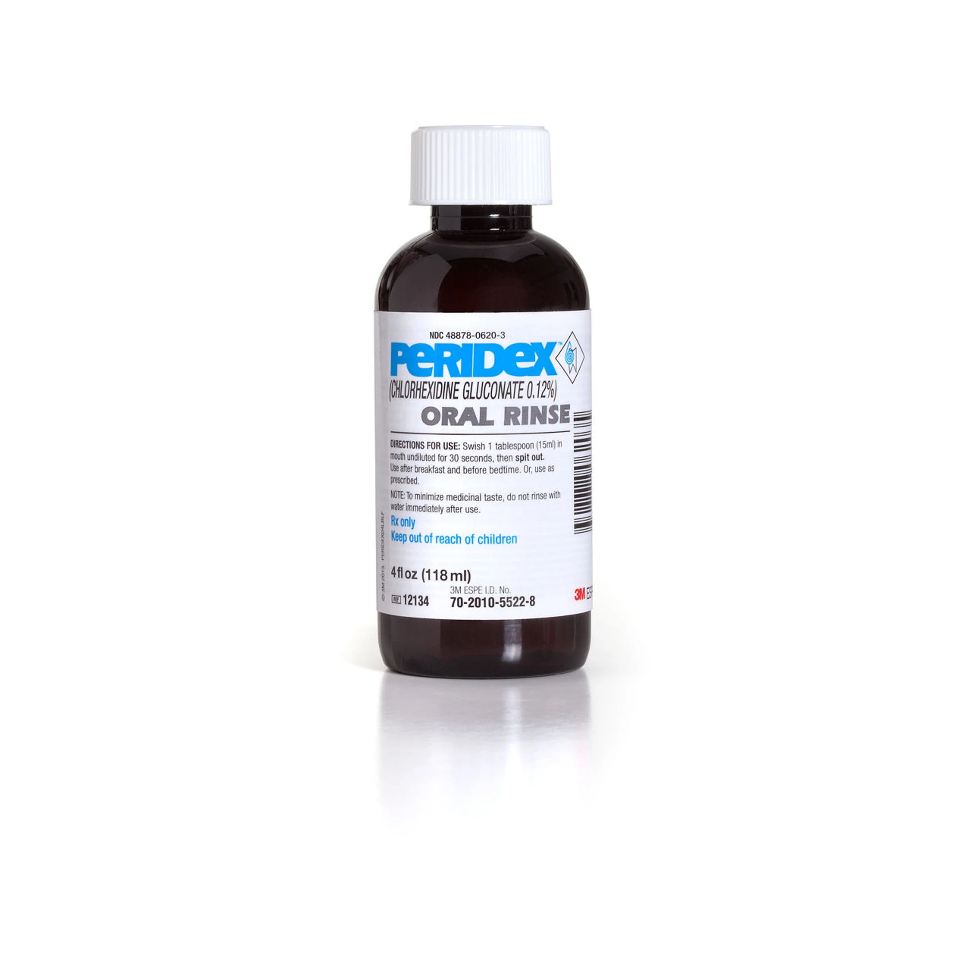 Peridex Chlorhexidine Gluconate 0.12% Oral Rinse, 4 oz Bottle, 48/Case