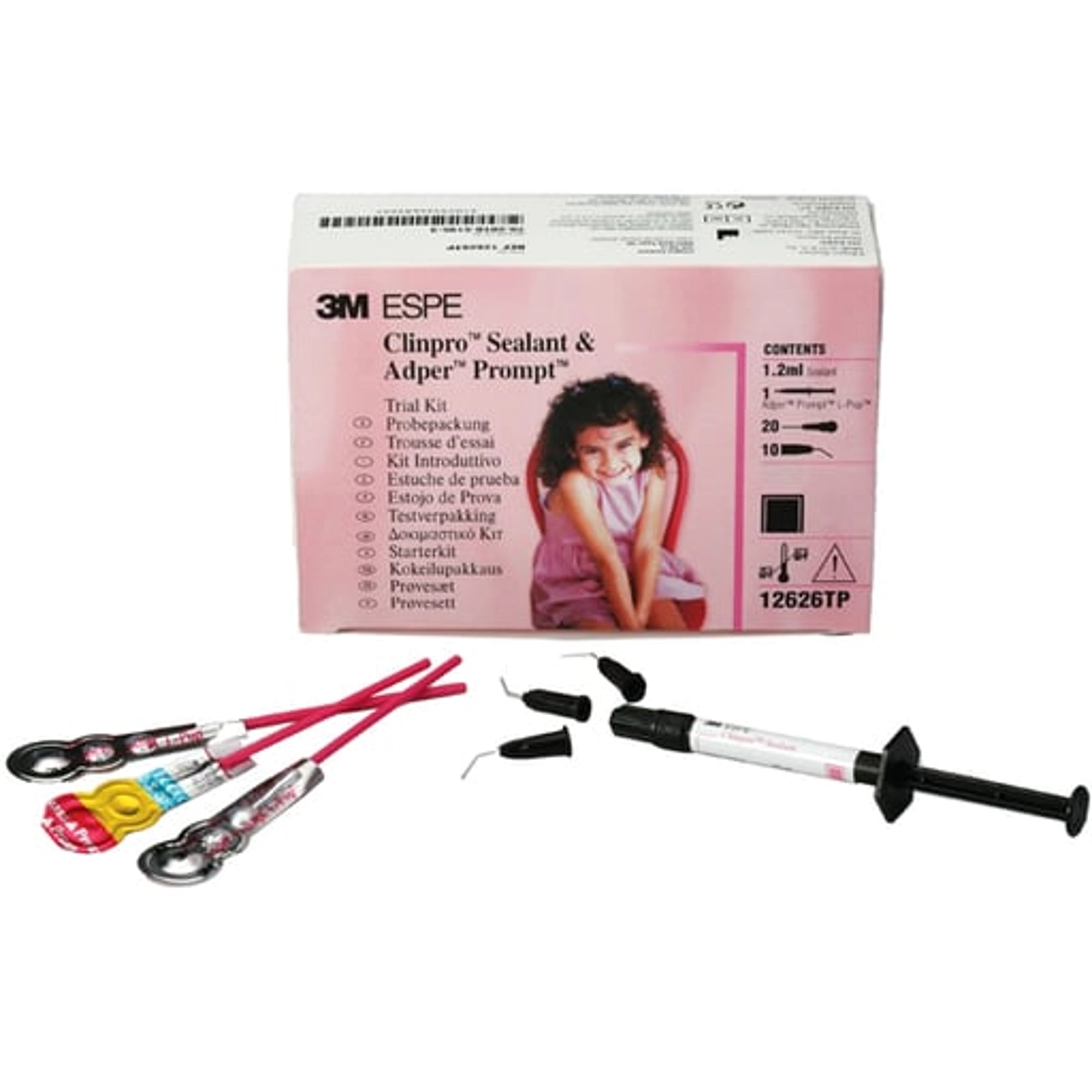 Clinpro Sealant & Adper Prompt L-Pop Self-Etch Adhesive Trial Kit, 1.2 mL Syringe, 12626TP
