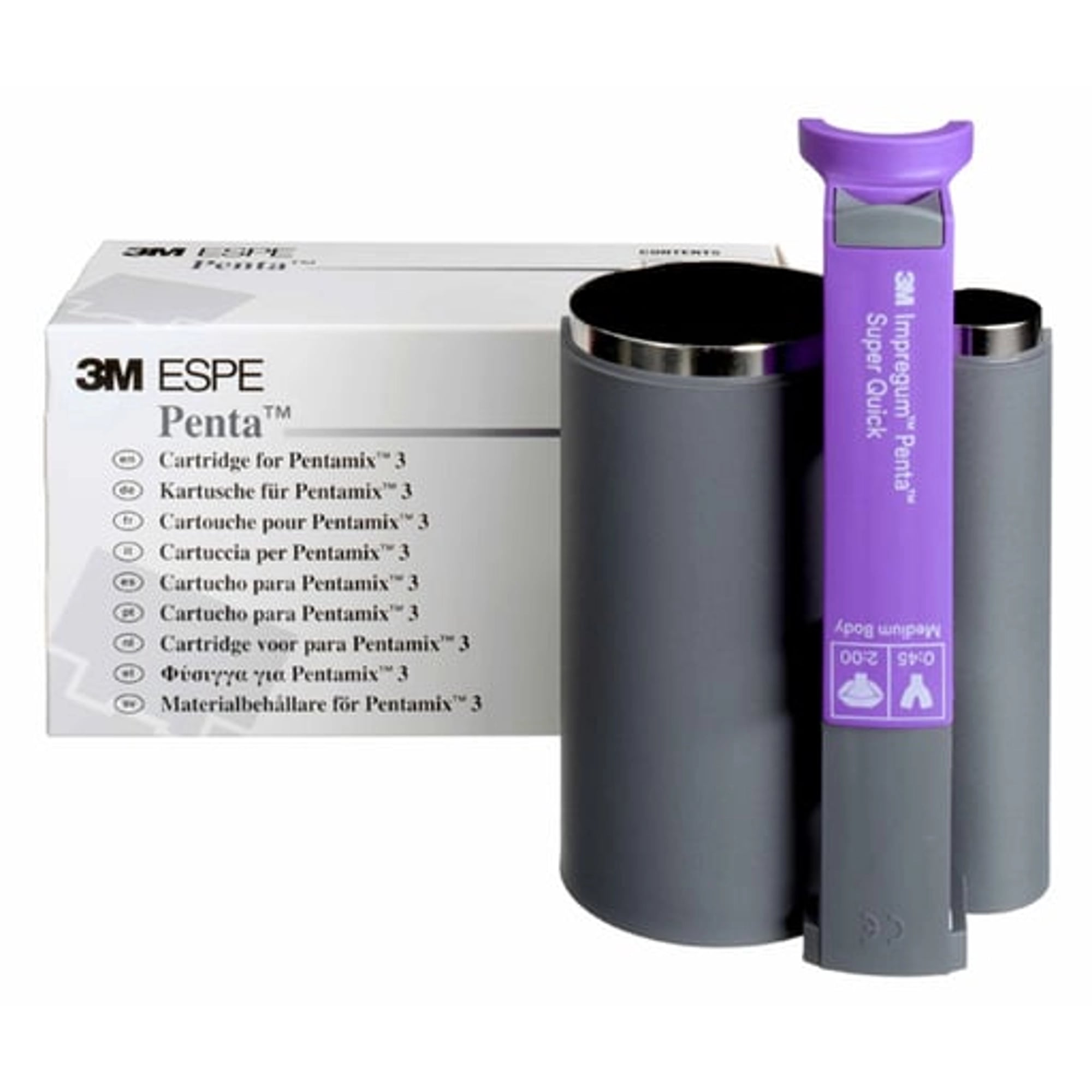 3M (Solventum) Impregum Penta Super Quick Medium Body Polyether Impression Material Cartridge, 50 ml, Mint, 69387