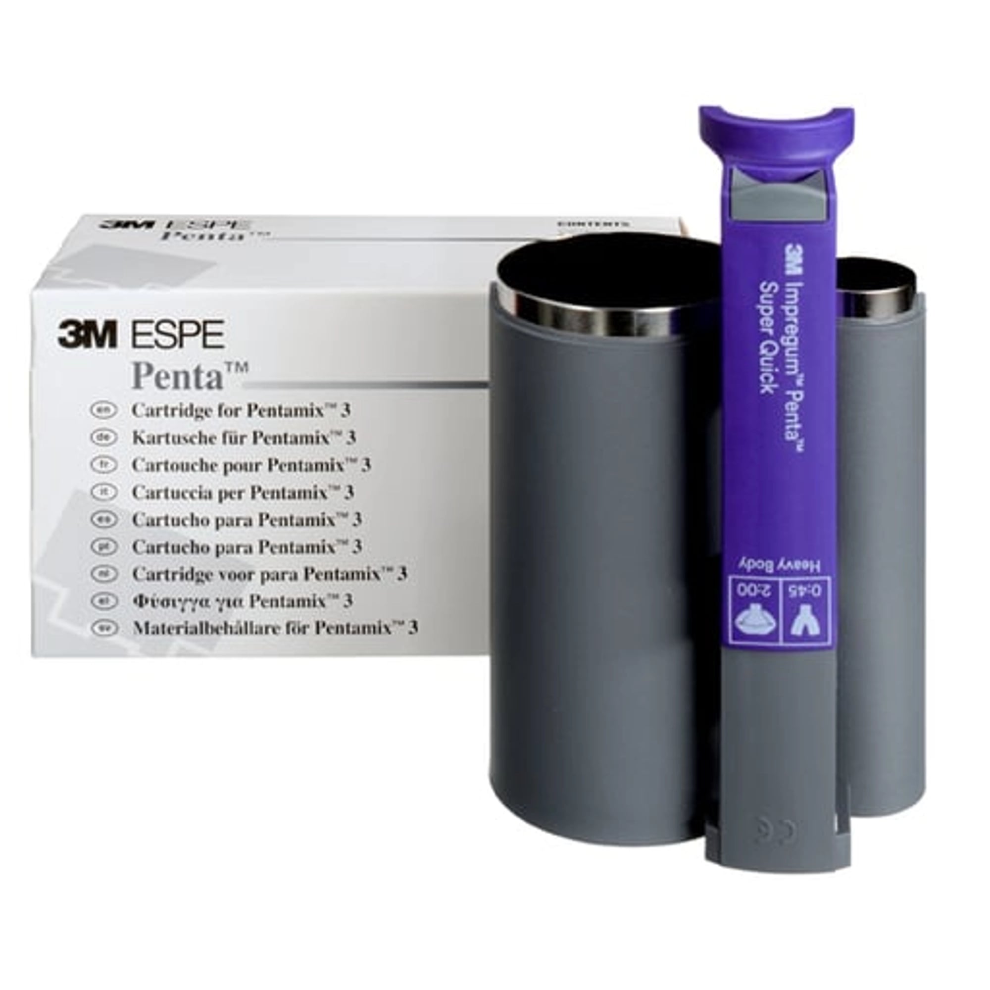 3M (Solventum) Impregum Penta Super Quick Heavy Body Polyether Impression Material Cartridge, 50 ml, Mint, 69401