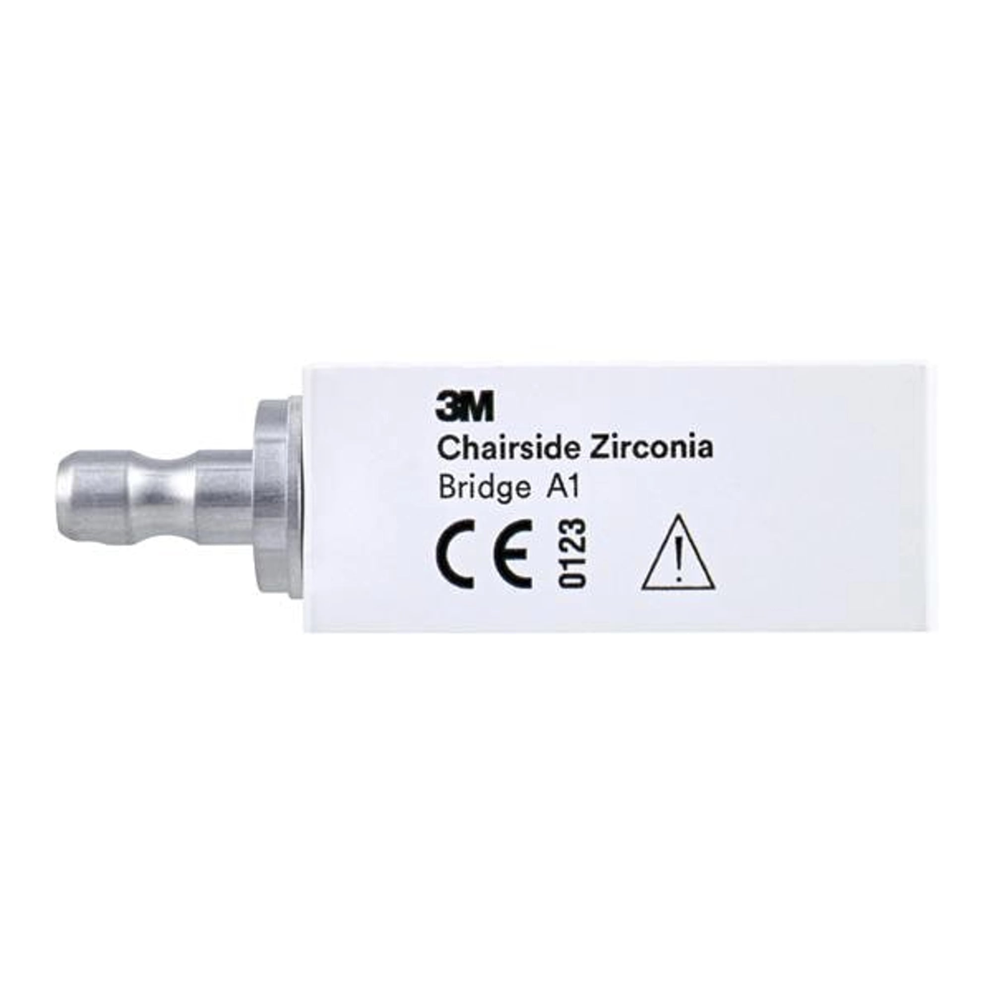 Solventum Chairside Zirconia Bridge Block, 39mm, Shade A1, 3/Pk, 69949