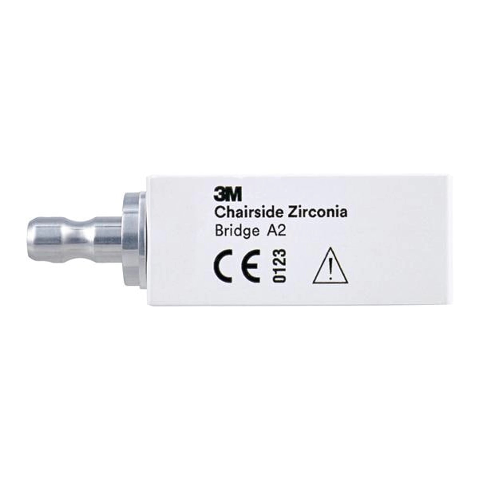 Solventum Chairside Zirconia Bridge Block, 39mm, Shade A2, 3/Pk, 69950