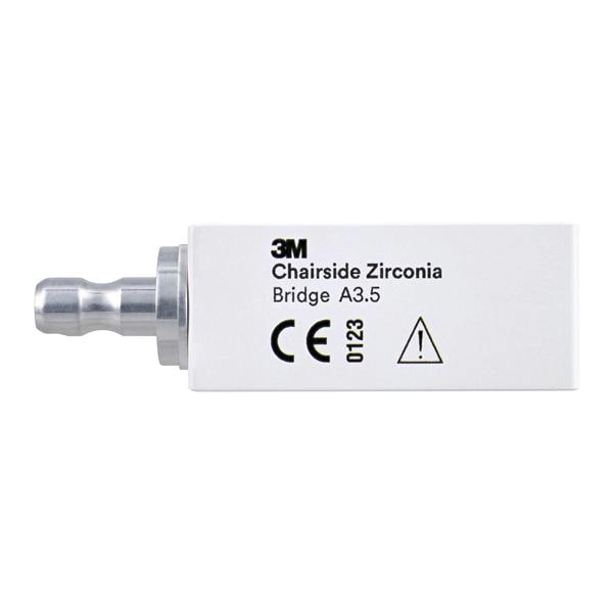 Solventum Chairside Zirconia Bridge Block, 39mm, Shade A3.5, 3/Pk, 69952