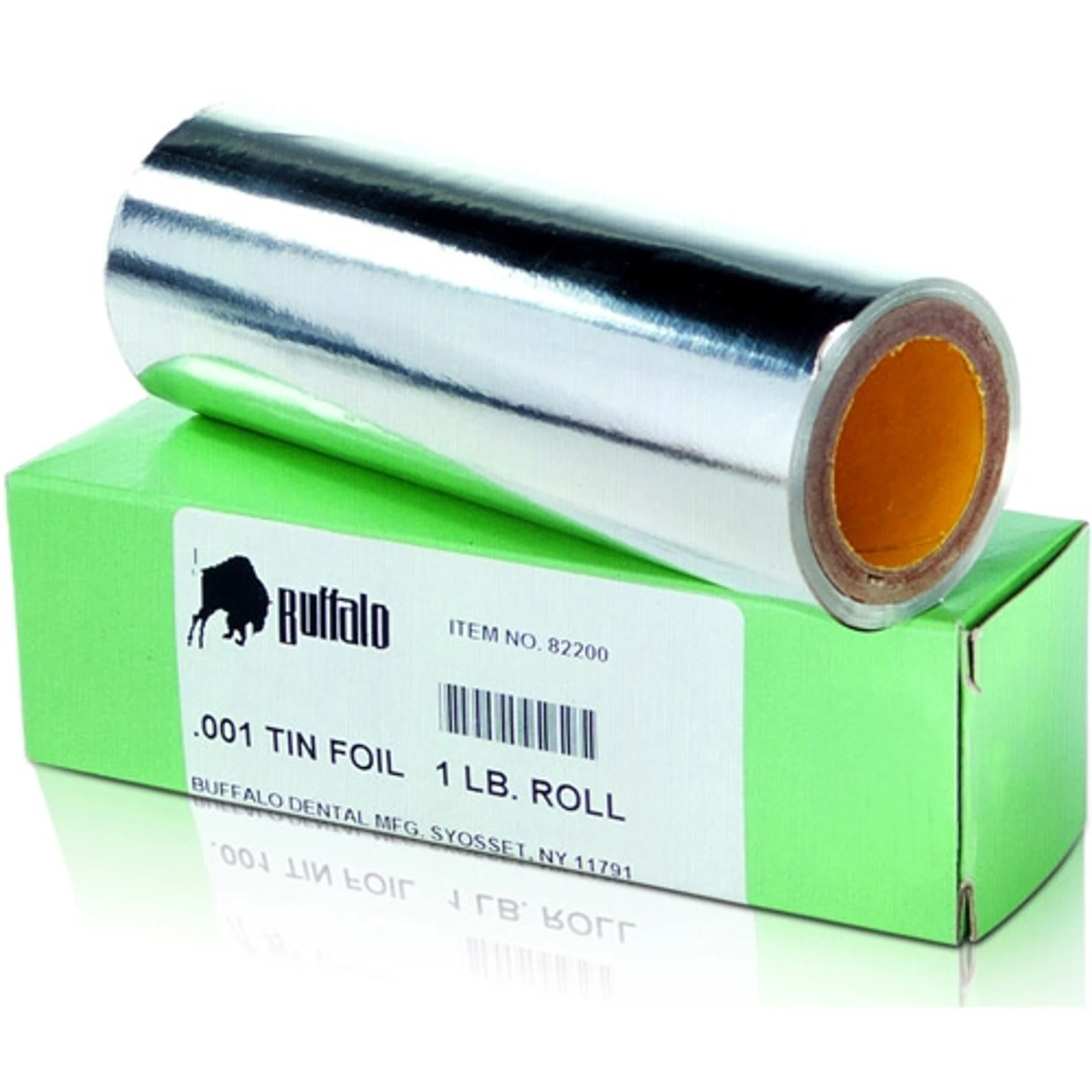 Buffalo Dental Tin Foil, 0.001" x 6" Wide, 1 lb Roll, #82200