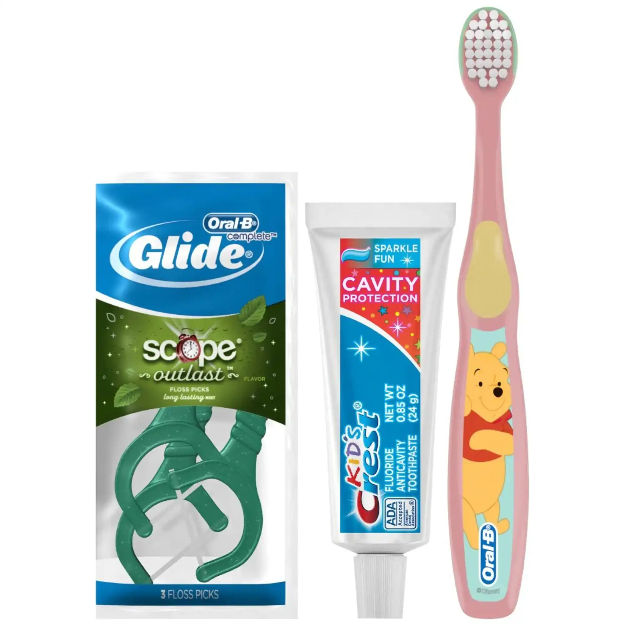 Oral-B Kids 2+ Solution Manual Bundle (Winnie the Pooh), 72/Case, 80741923