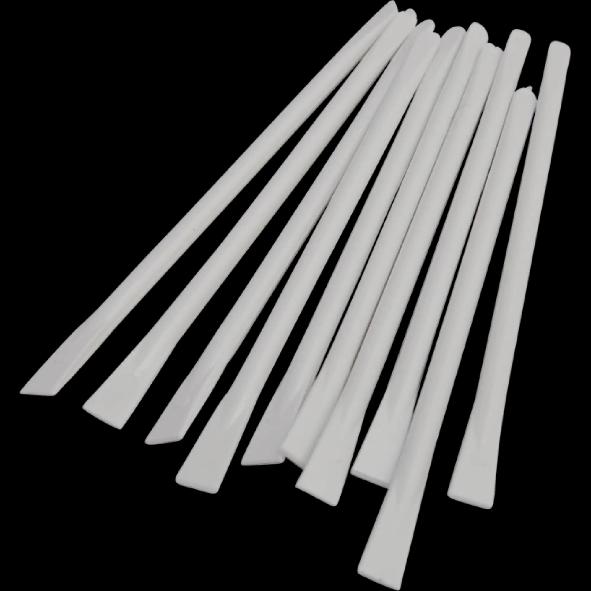 Zirc Mighty Mixer Mixing Sticks, White Plastic, Double-End, Disposable, 4-1/2", 100/Pkg, 50Z521