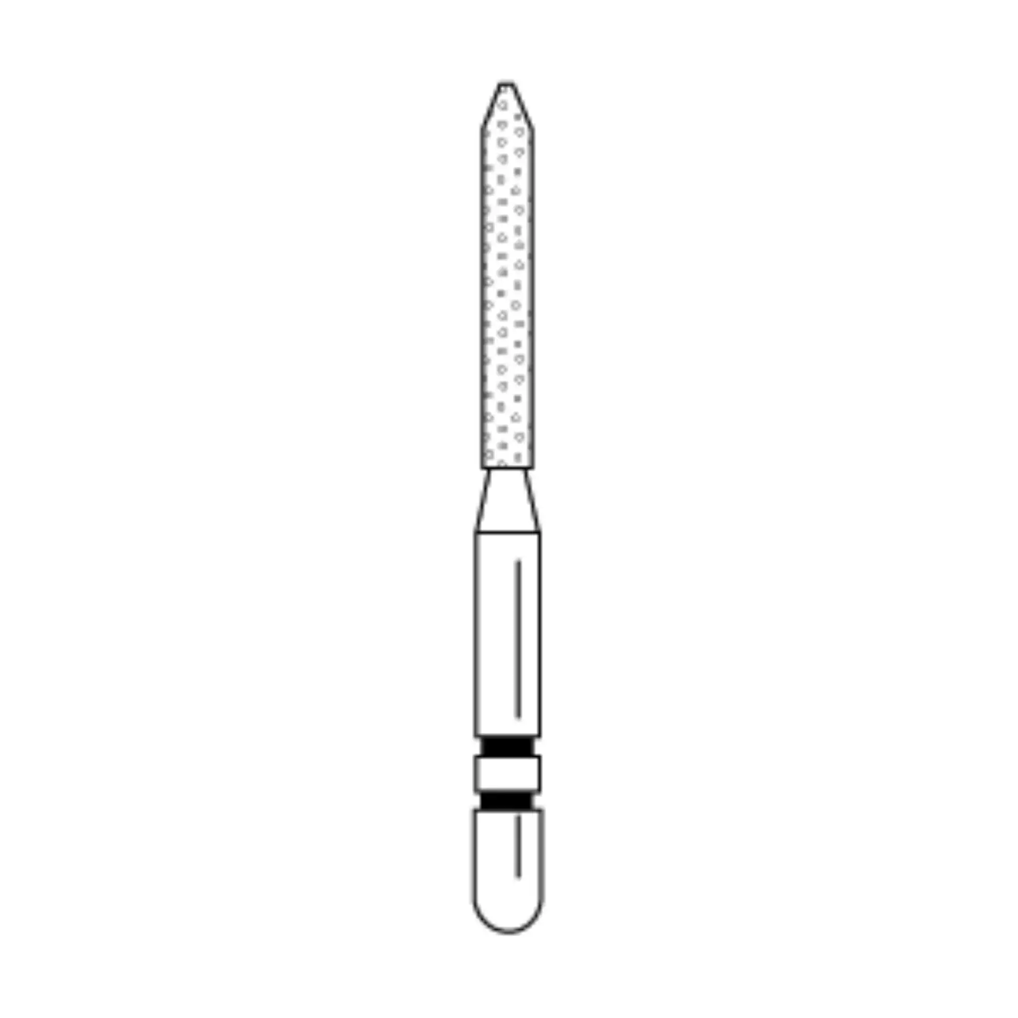 Premier Dental Two Striper Diamond FG 250.9F Fine Finishing Bur, 5/Pk, 2015086