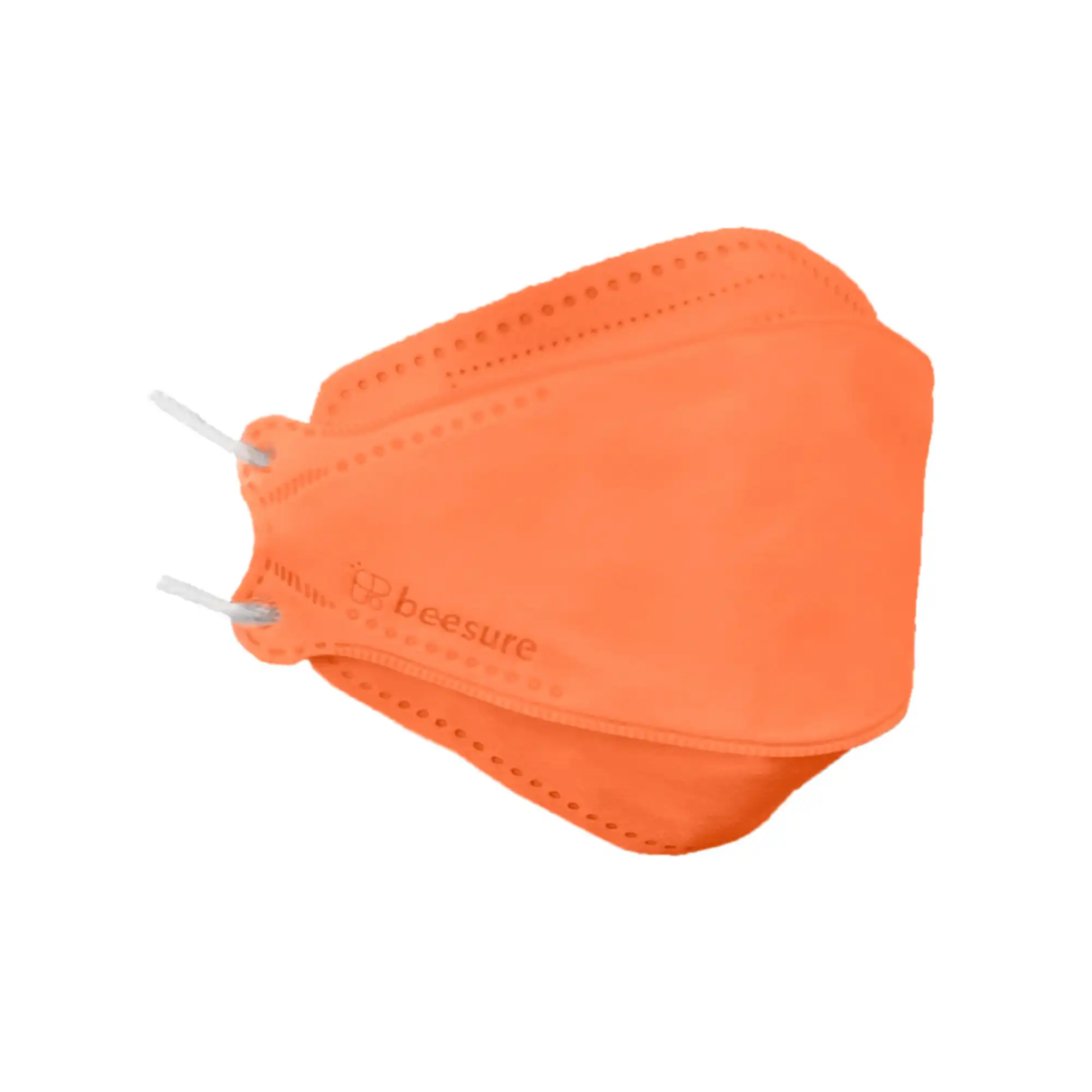 BeeSure Radiant Level 3 Earloop Face Masks, Latex-Free, Orange, 40/Pk