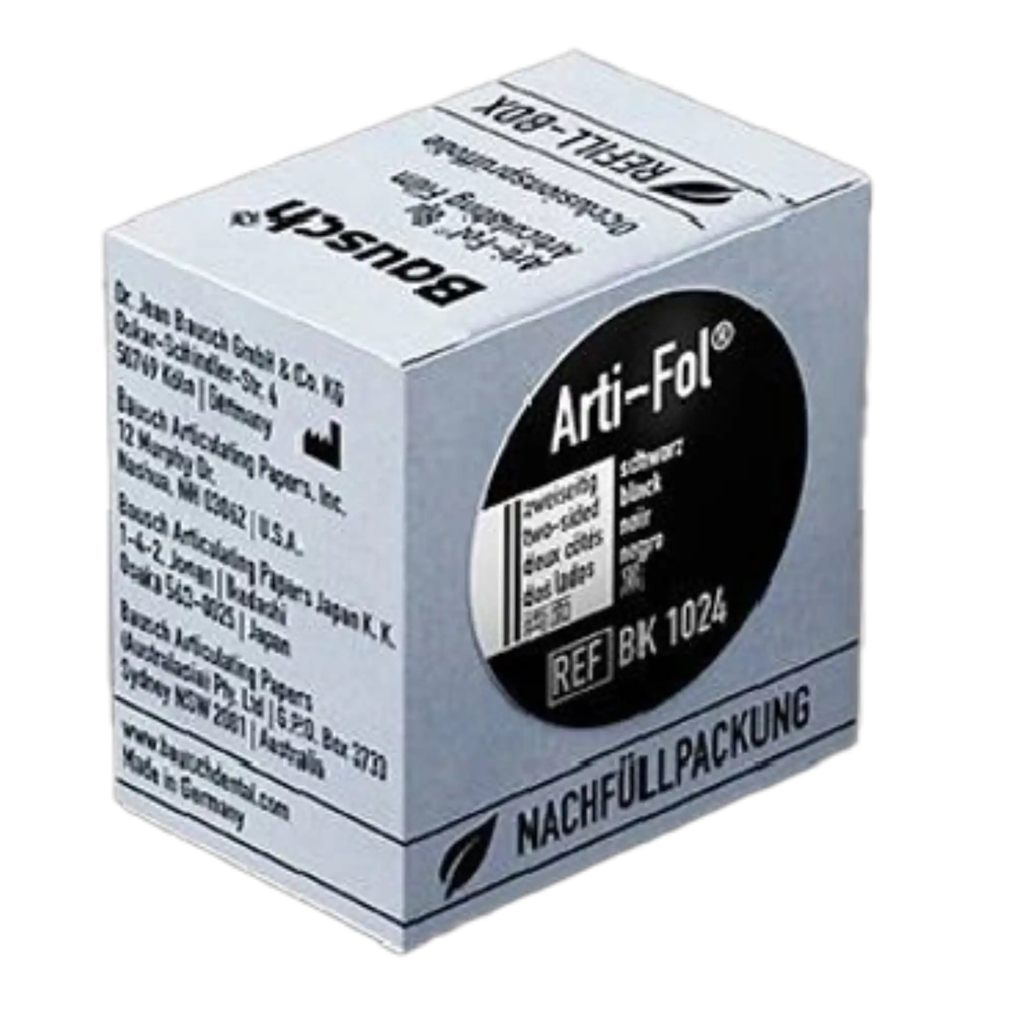 Bausch Articulating Film Ultra-Thin Two-Sided, 20m x 22mm, Black