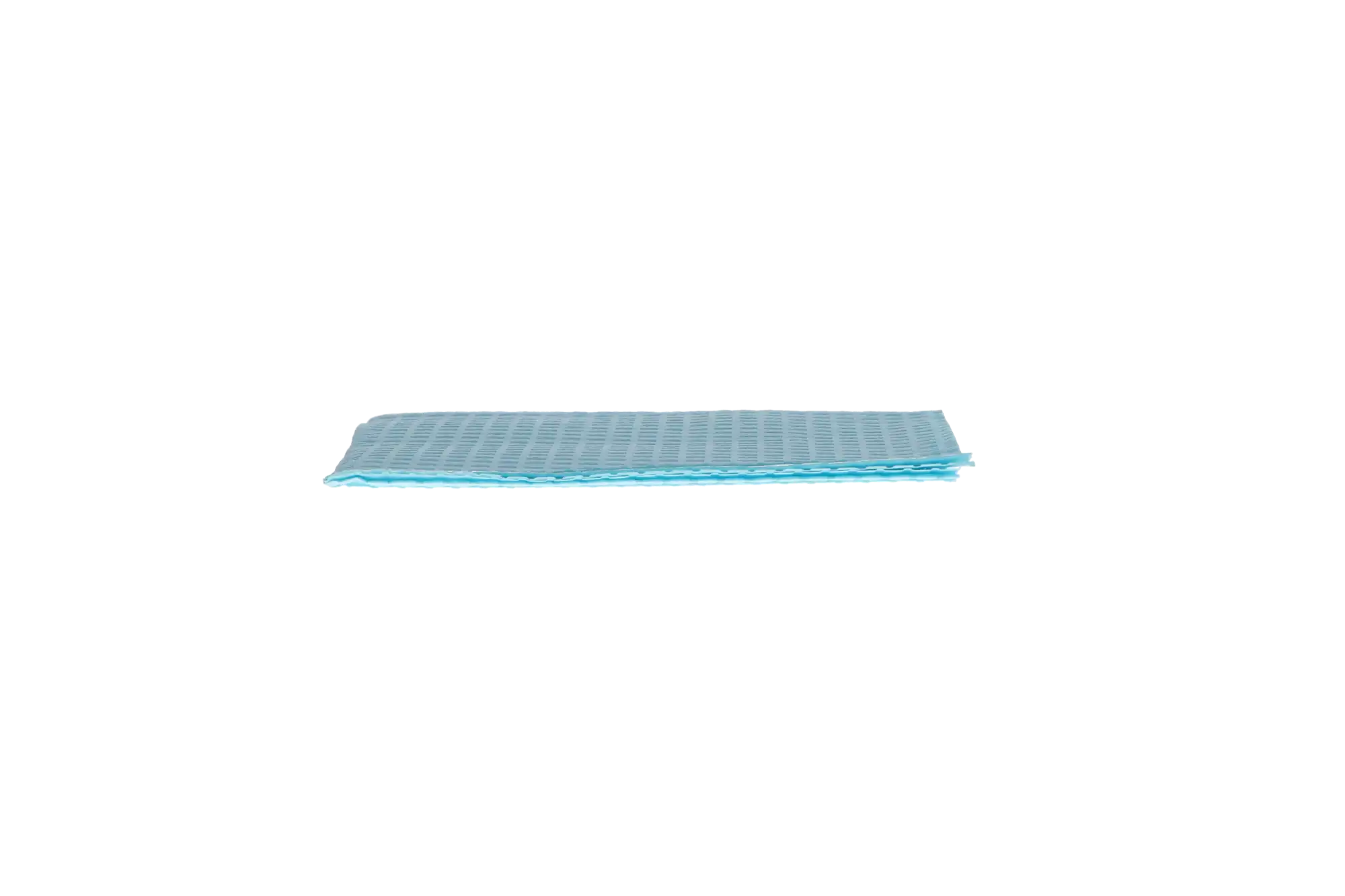 3D Dental Disposable Patient Bibs, 3-Ply and Poly, 13" x 18", Blue, 500/Pk, DI771, B3-BL
