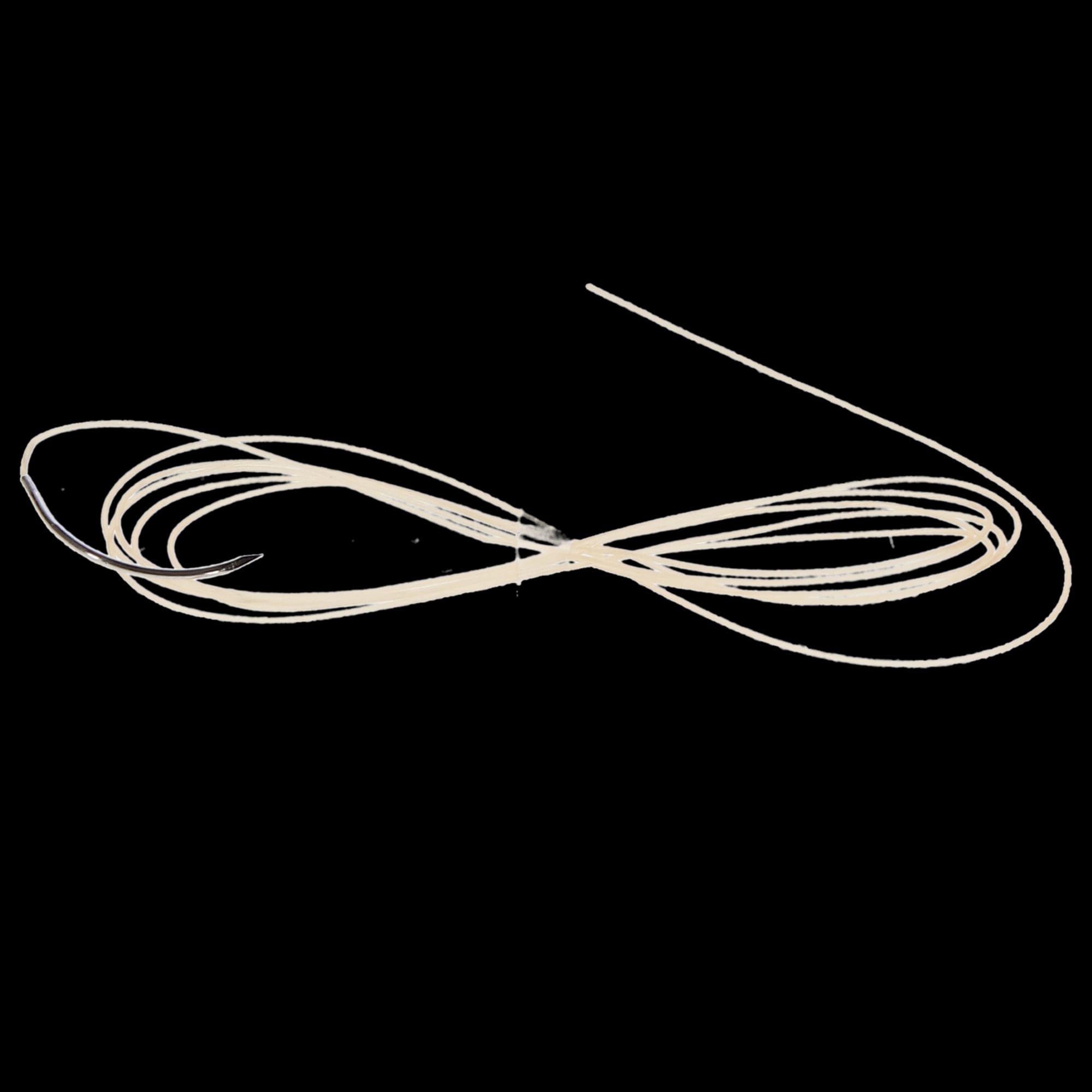 Look Plain Gut Suture, 3-0, 27", C6, 3/8 Circle Reverse Cutting Needle
