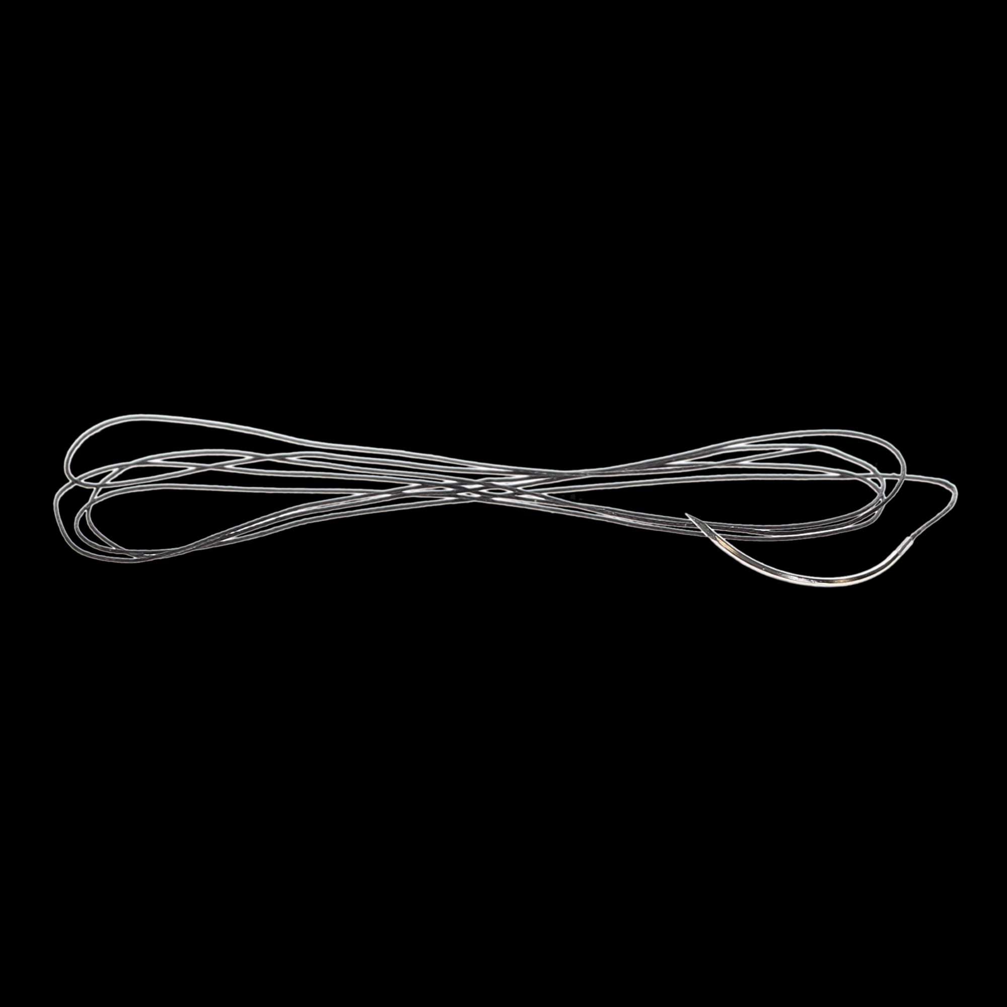 Look Sutures - Silk, 3-0, Black, 18", C6, 3/8 Circle Reverse Cutting 19mm, 12/Bx
