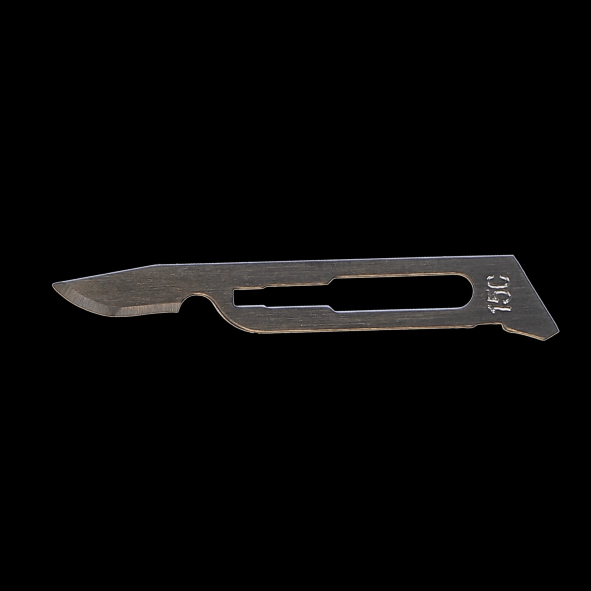 Glassvan Sterile Surgical Blades, Carbon Steel, #15C, 100/Box, 2001T-15C