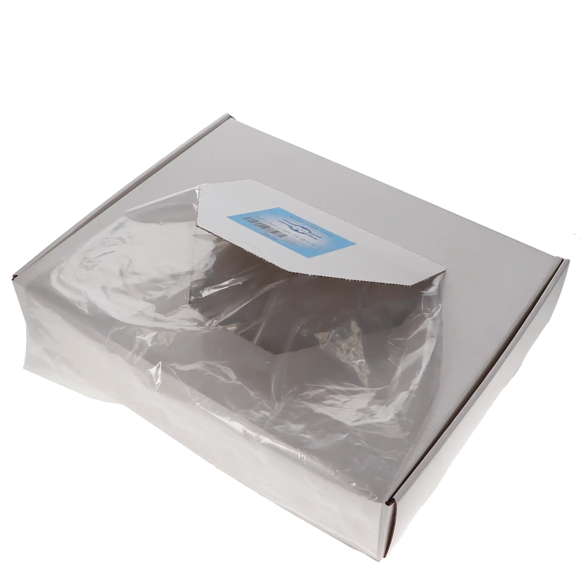 Chair Covers / Sleeves, Half, 24" x 32", Clear, 300/Pk, 101160