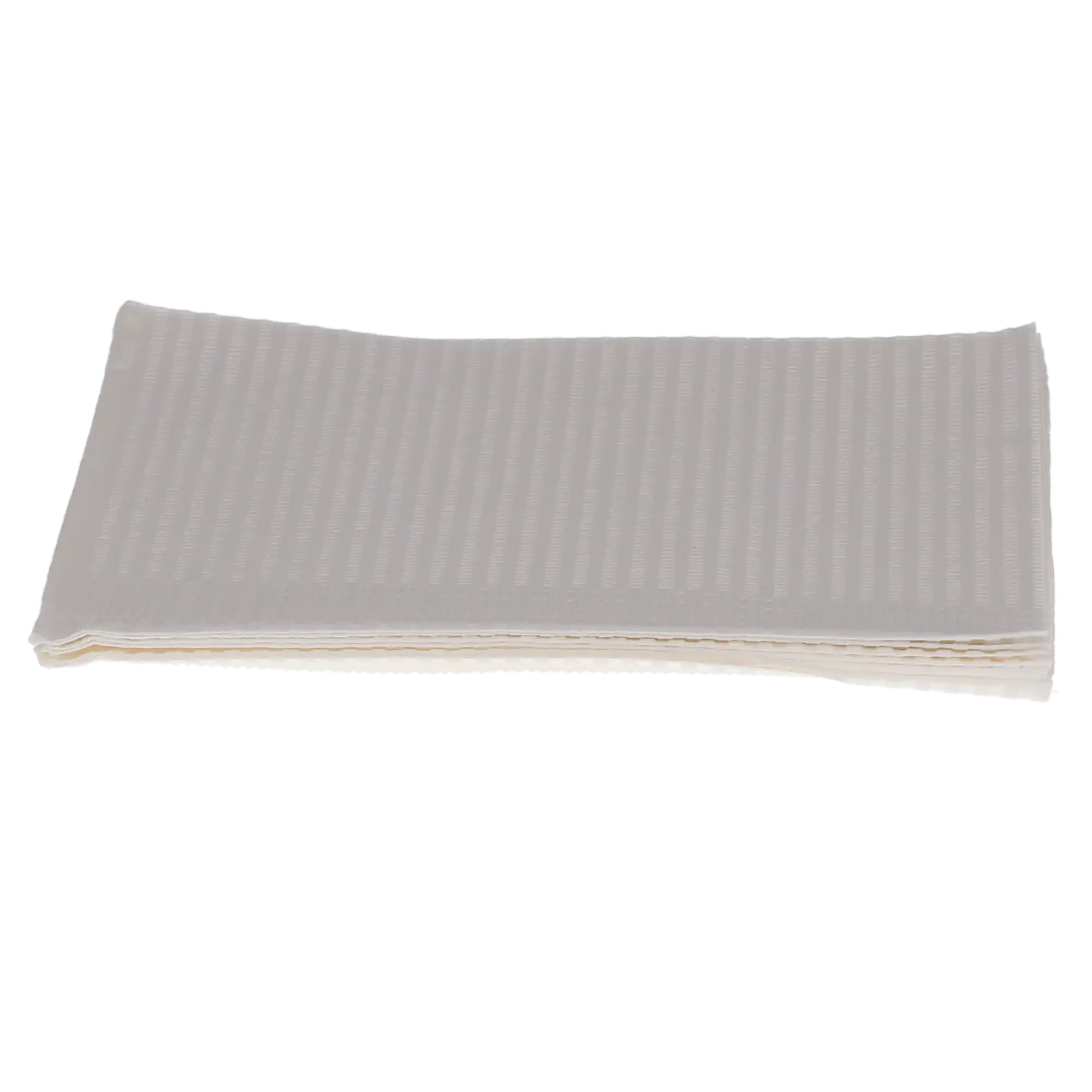 Disposable Patient Bibs, 3+1 Ply, 13" x 18", White, 500/Pack, 109231