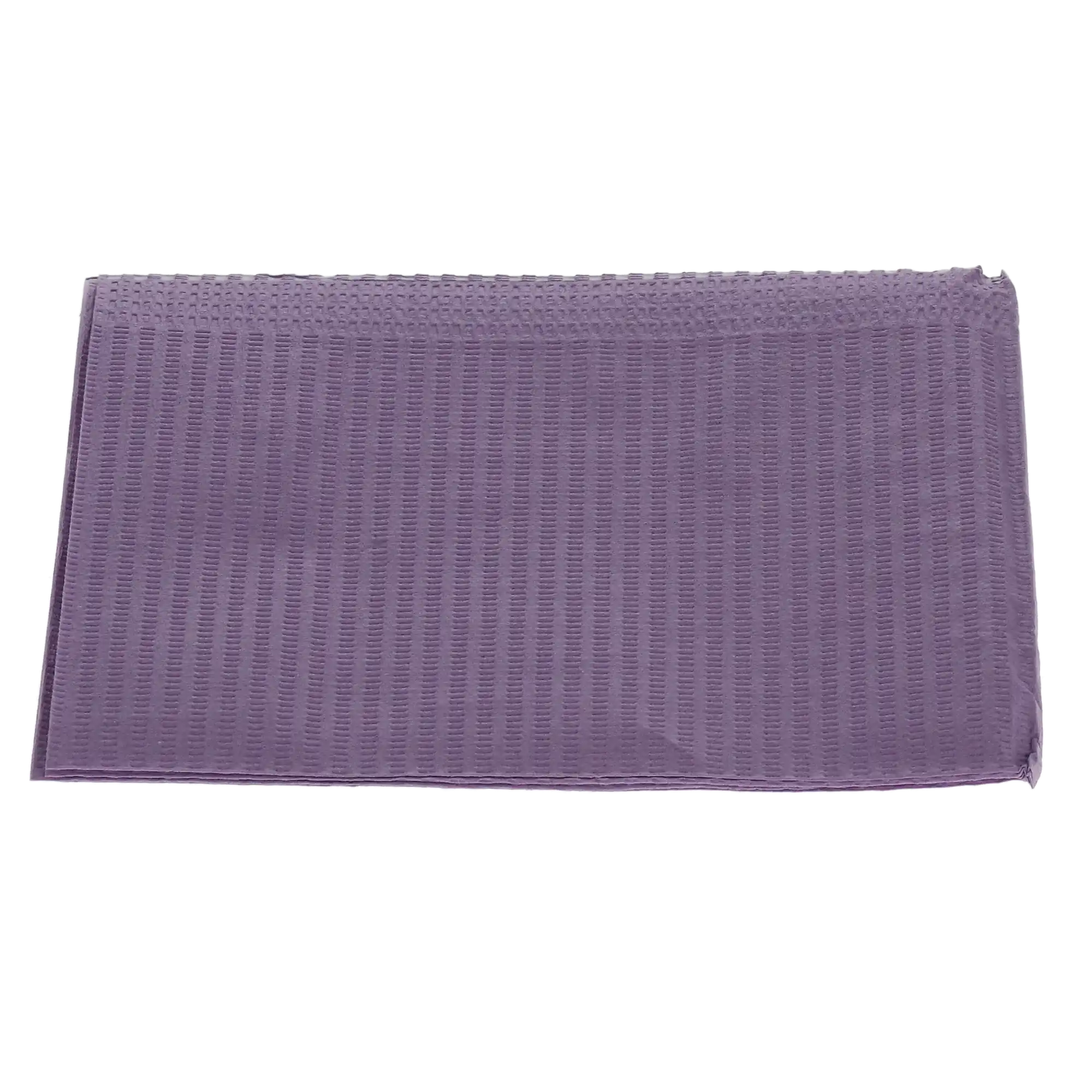 HSB Disposable Patient Bibs, 3+1 Ply, 13" x 18", Lavender, 500/Pack, 109232