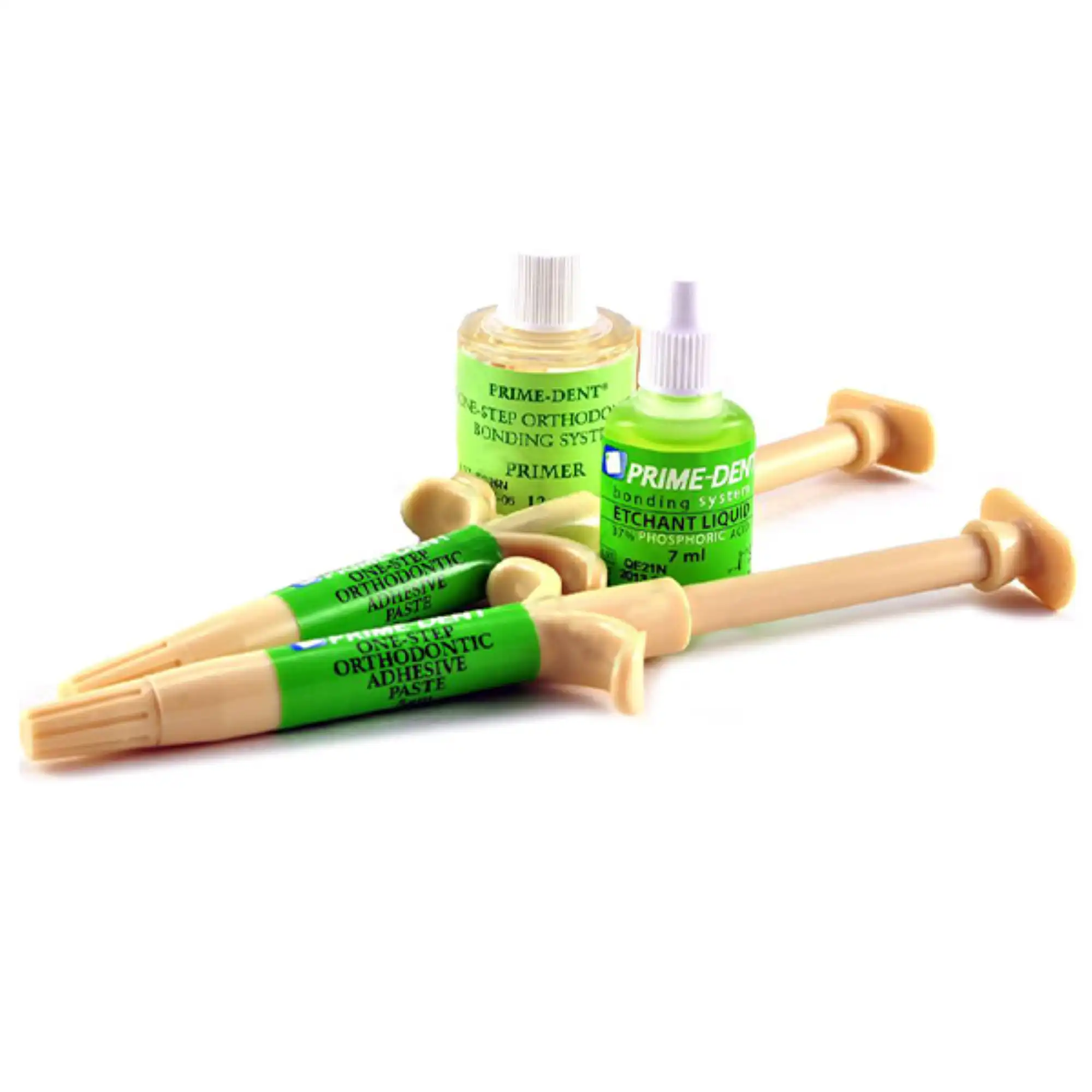 Prime Dental One-Step Orthodontic Self-Cure Adhesive Kit, 2 x 5 g Syringes (Base & Catalyst), 10 g Total