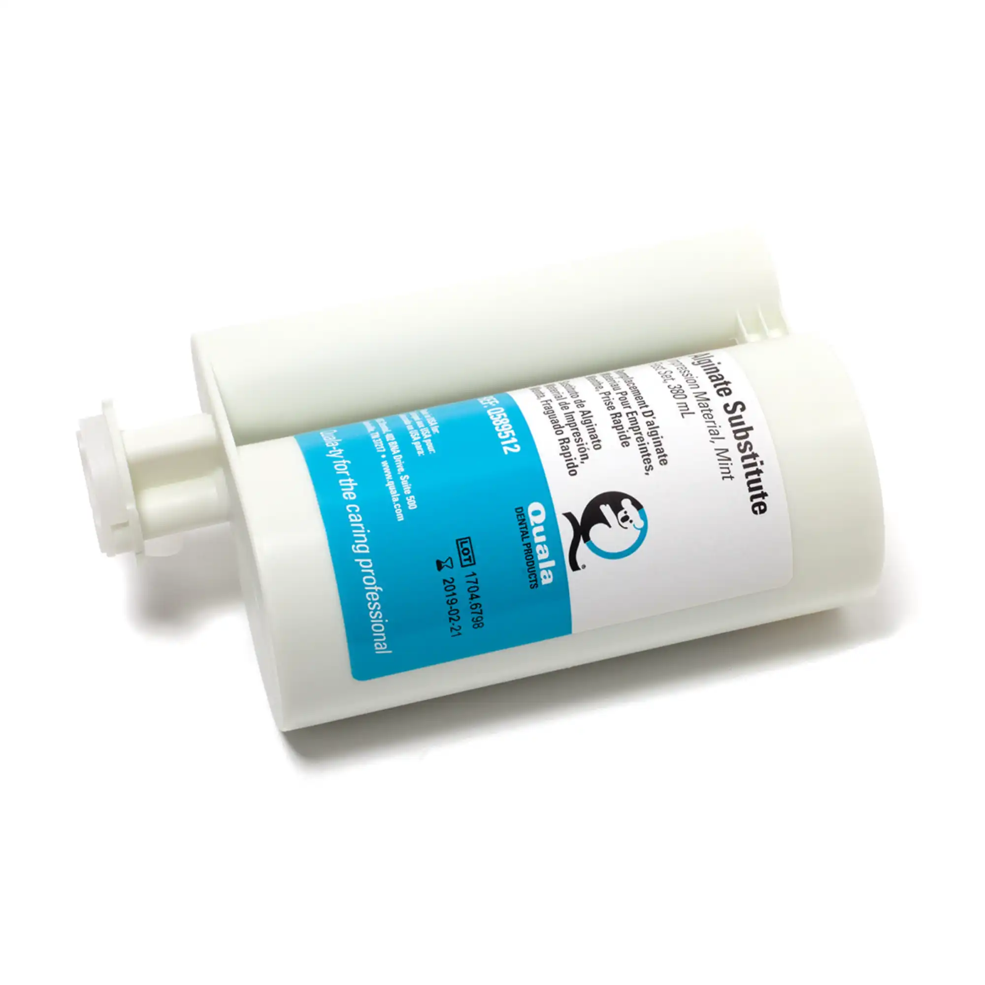 Quala Alginate Substitute, VPS Impression Material, Fast Set, Mint, 380 mL Cartridges, 2/Kit, Q589512