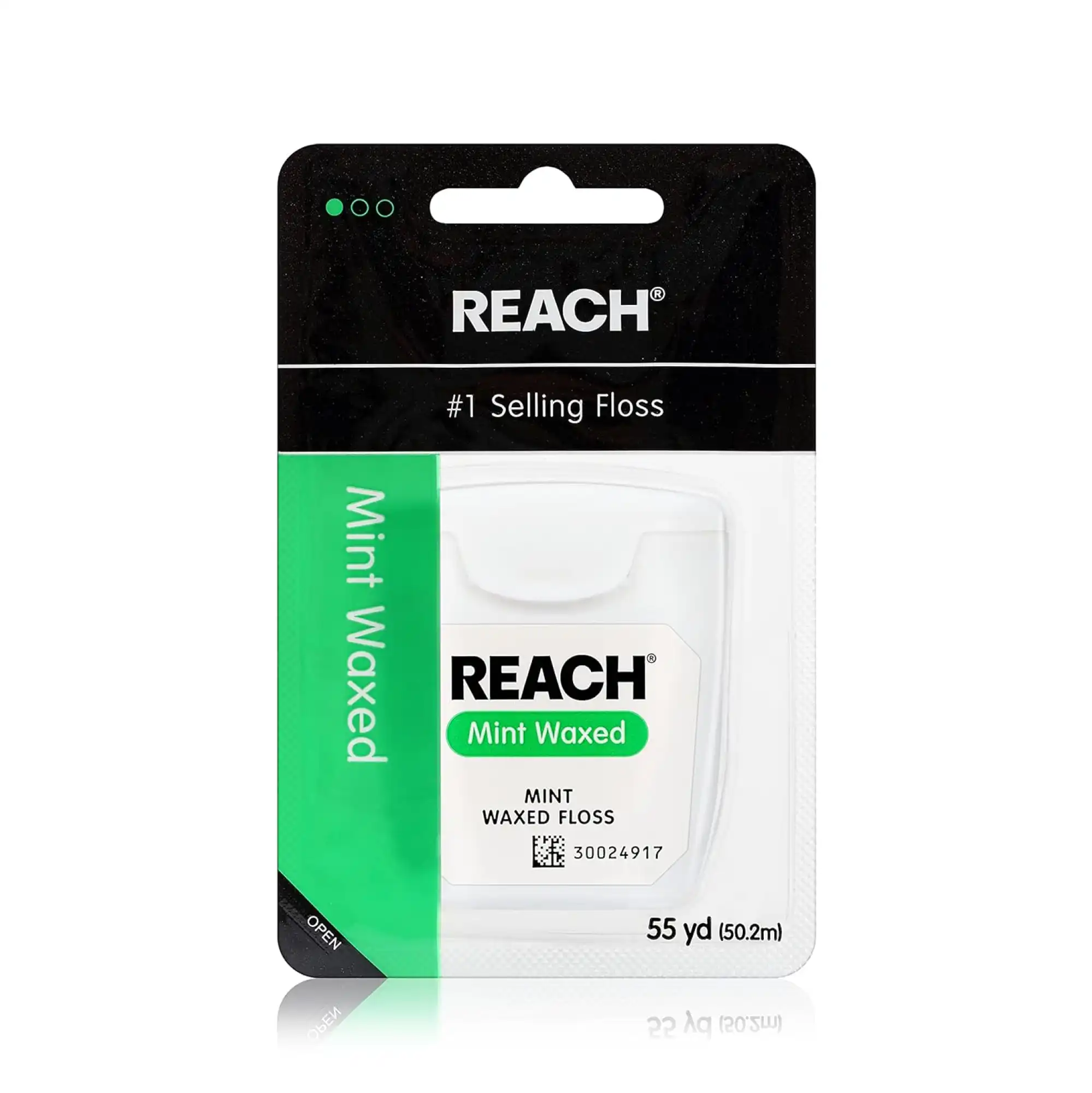 Reach Mint Dental Floss, Waxed, 55 yds, 1/Pack
