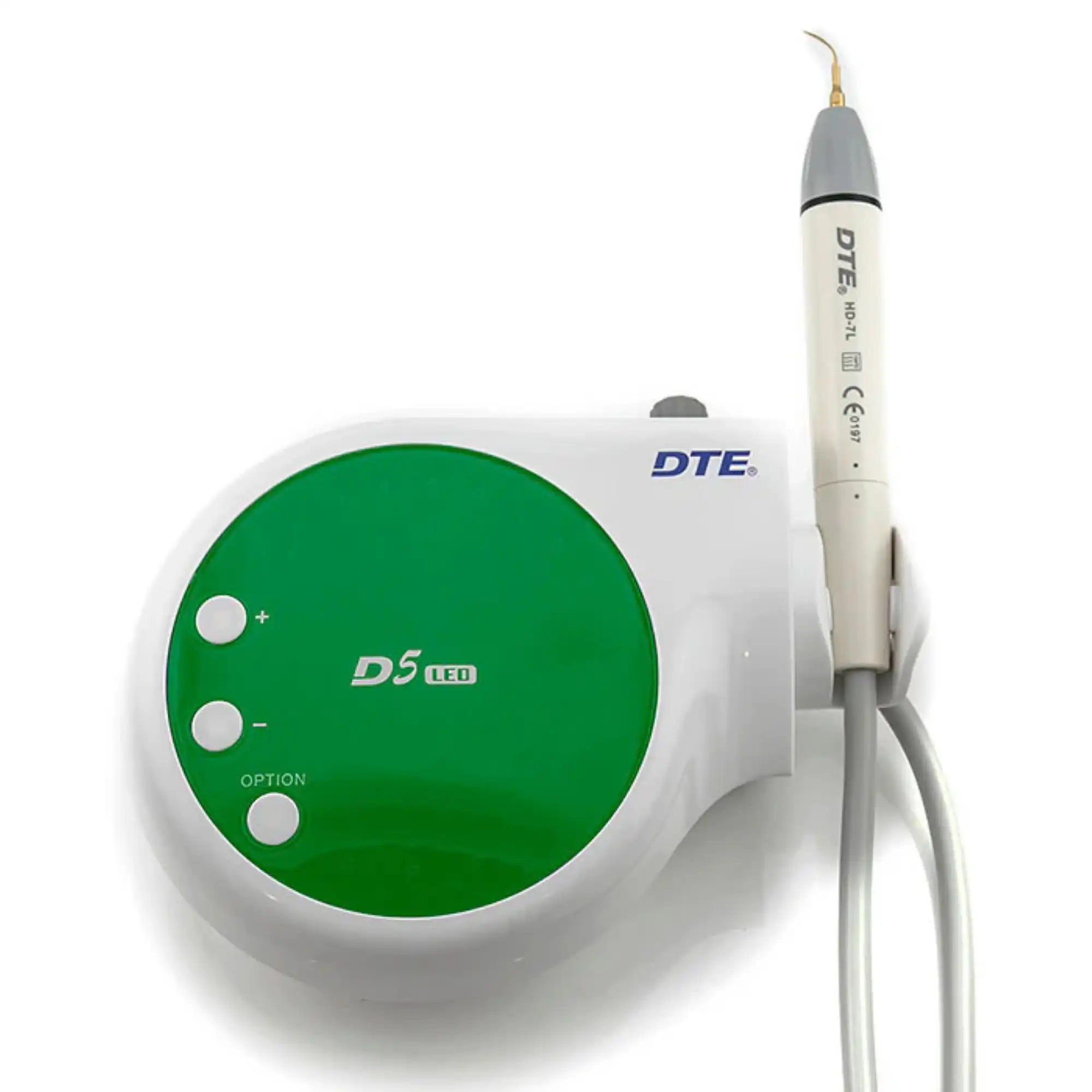 Woodpecker DTE D5 LED Ultrasonic Piezo Scaler, Green, 28kHz-30kHz, D5 Green
