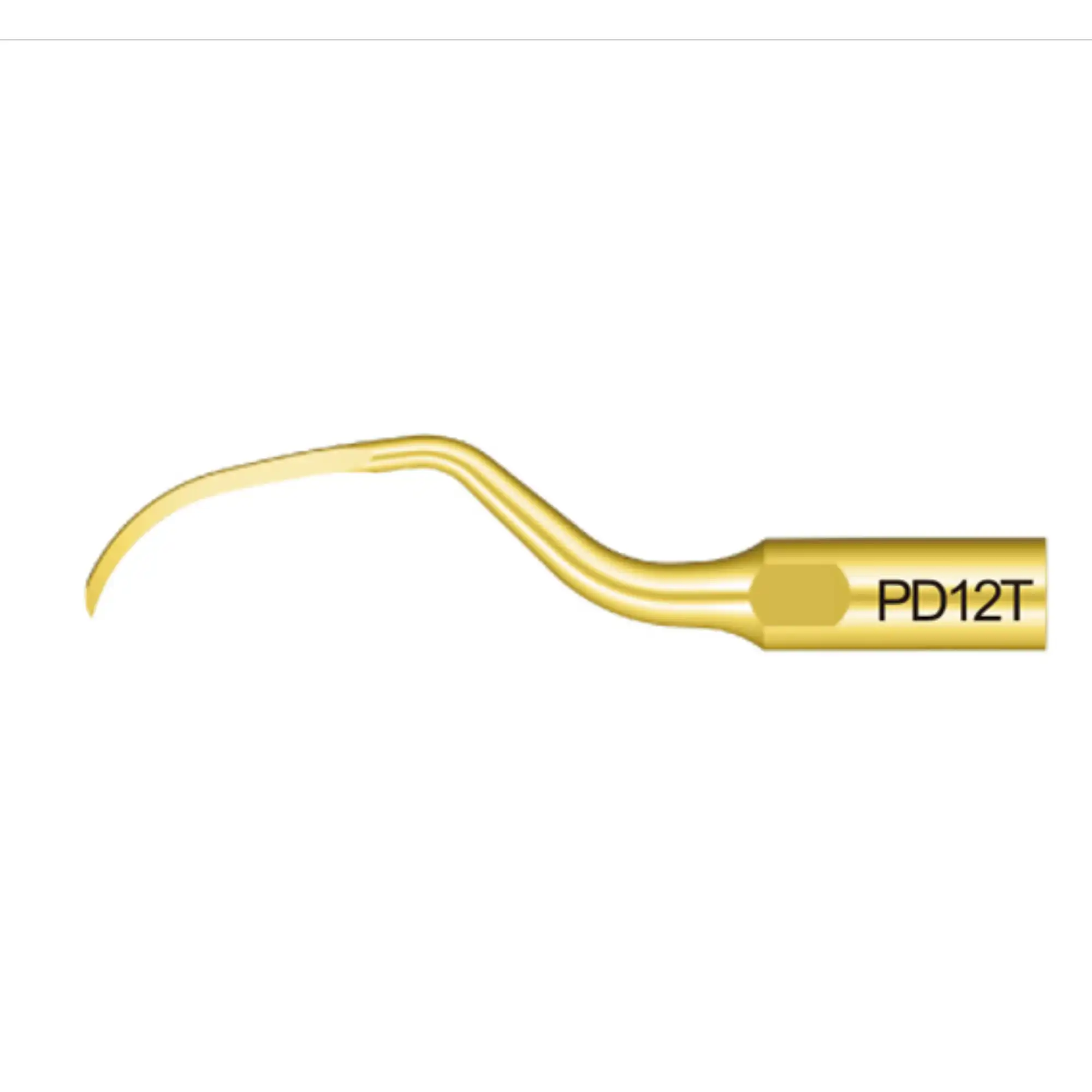 Woodpecker DTE Ultrasonic Scaler Gold Tip PD-12T, Supragingival Scaling, 1/Pk
