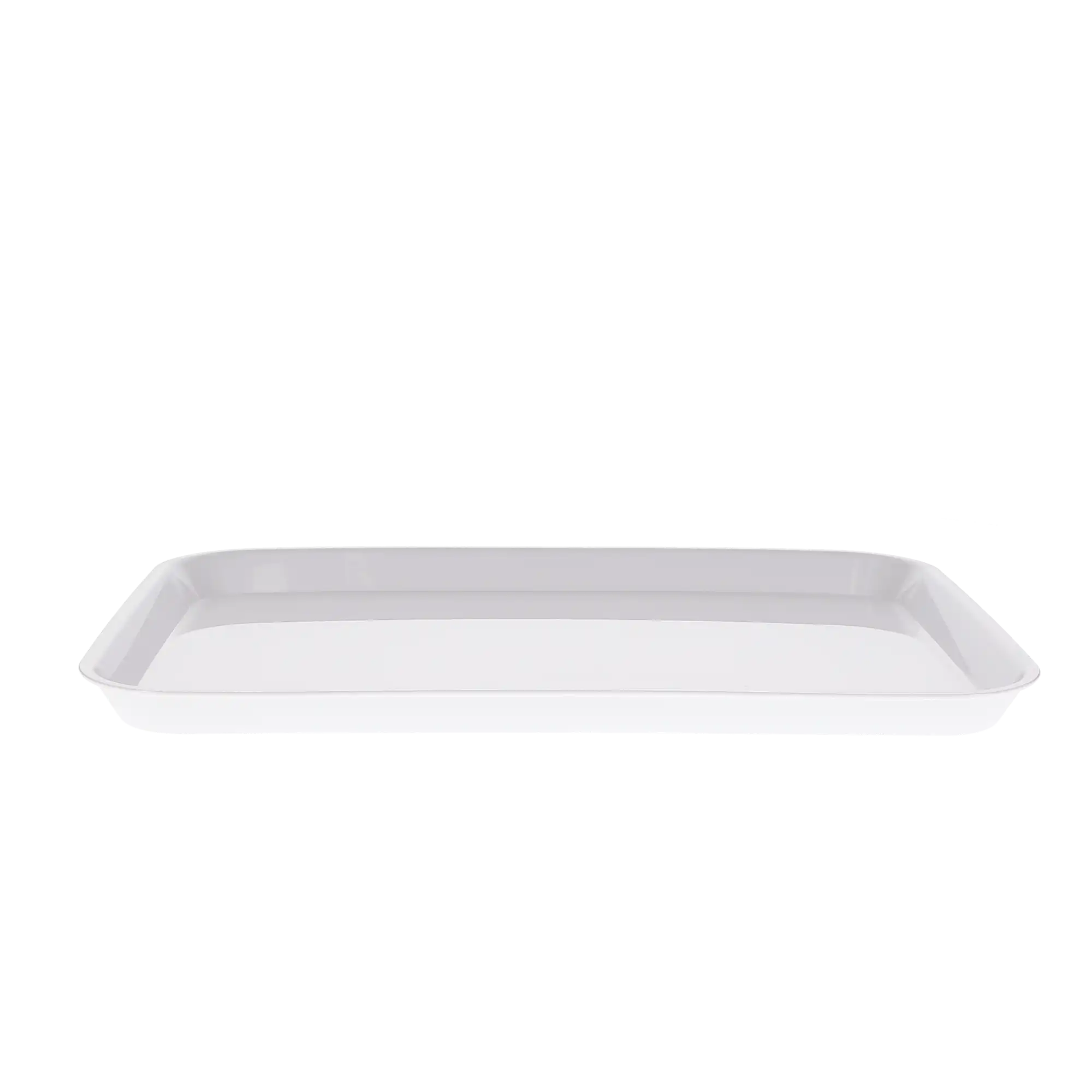 HSB Set-Up Plastic Flat Tray, # B, White, 1/Pk, 108134