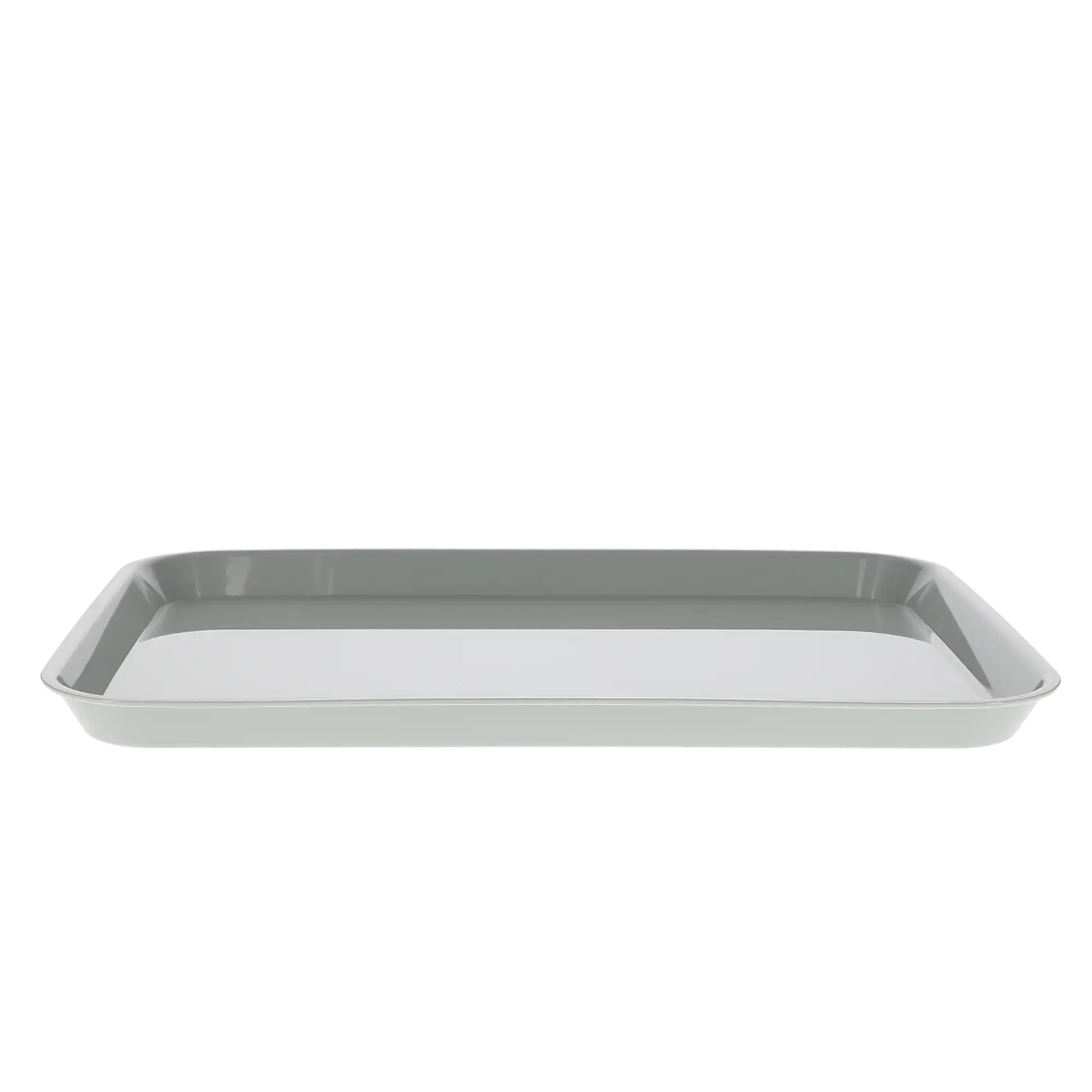 Set-Up Plastic Flat Trays, # B, Gray, 1/Pk, 108142