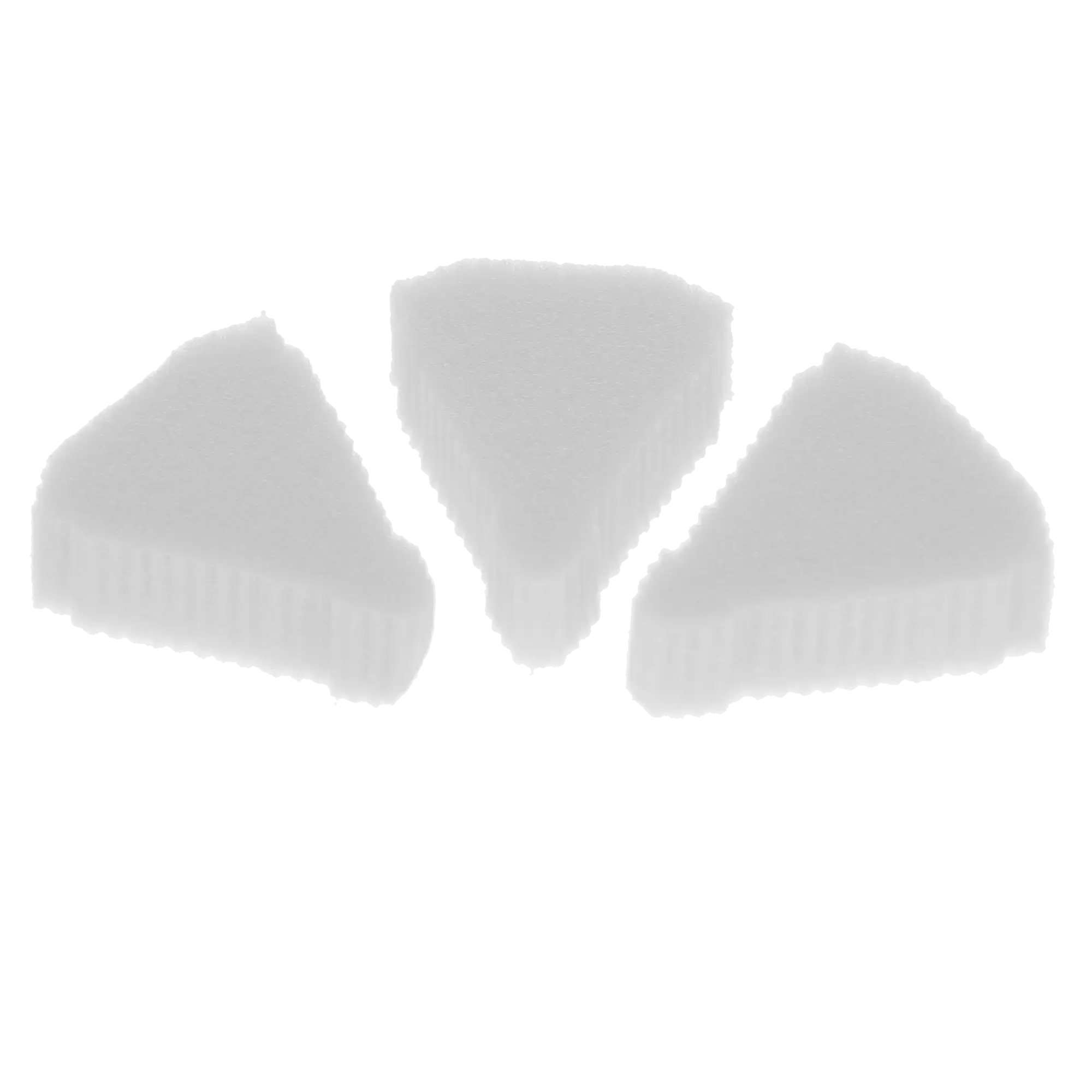 HSB Endo Foam Inserts, Triangle, White, 48/Pk, 108180