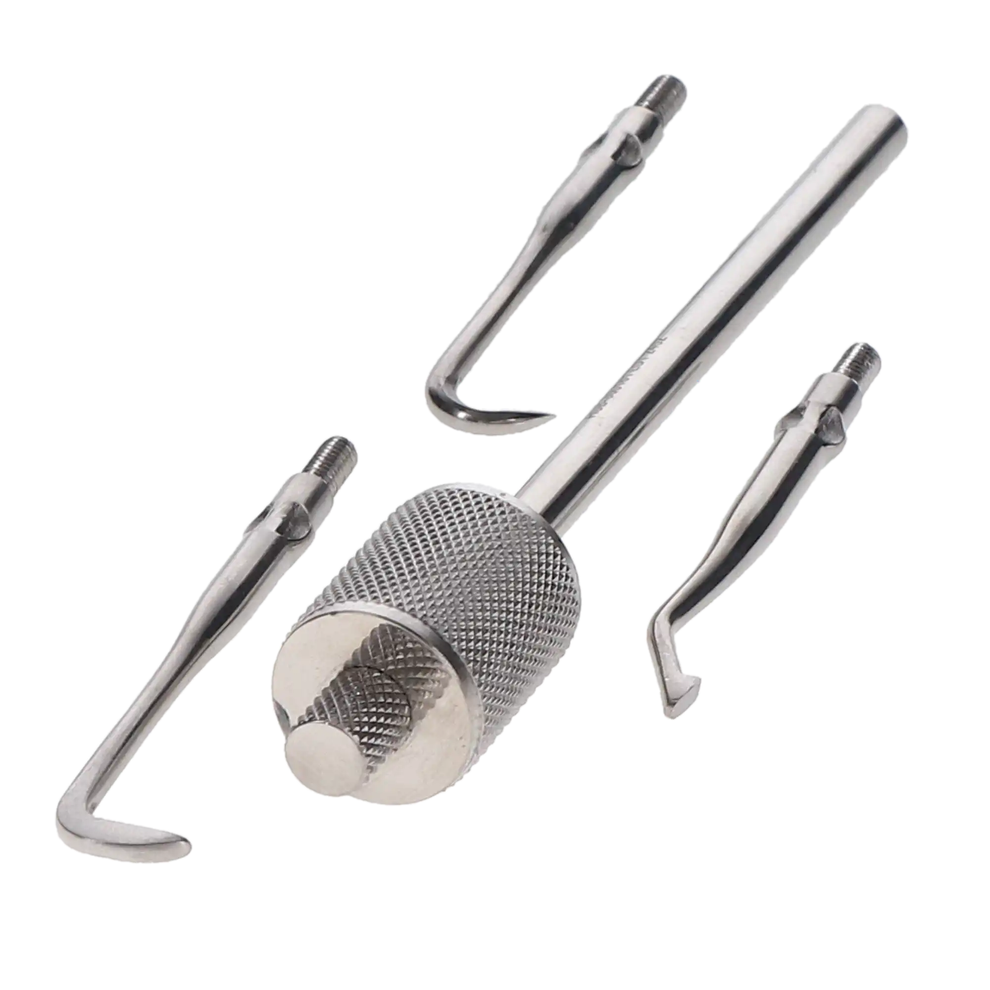 HSB Crown Remover Morrell with 3 Interchangeable Tips, AISI 420 Stainless Steel