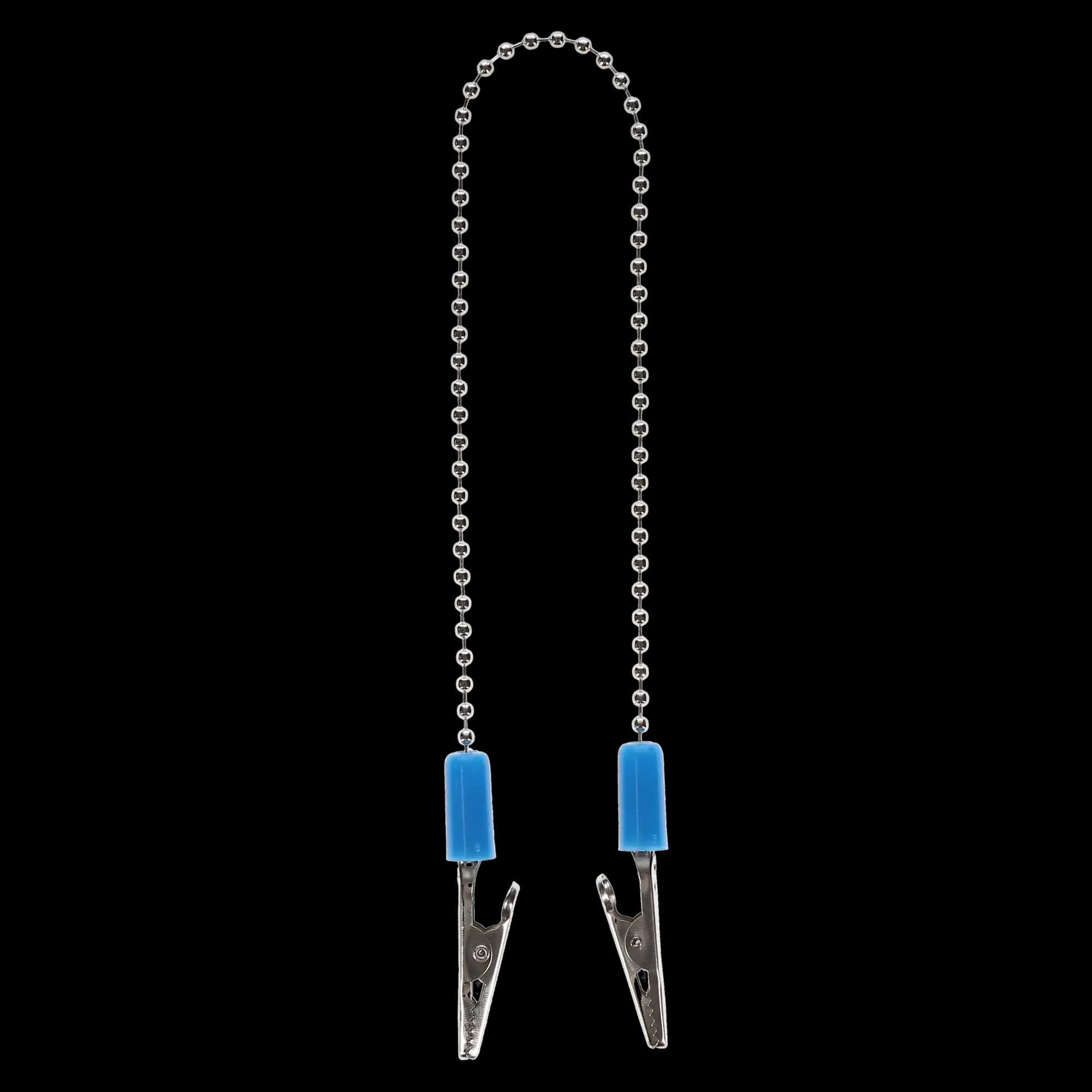 Daisy Chain Bib Clips, Blue, 3/Pk