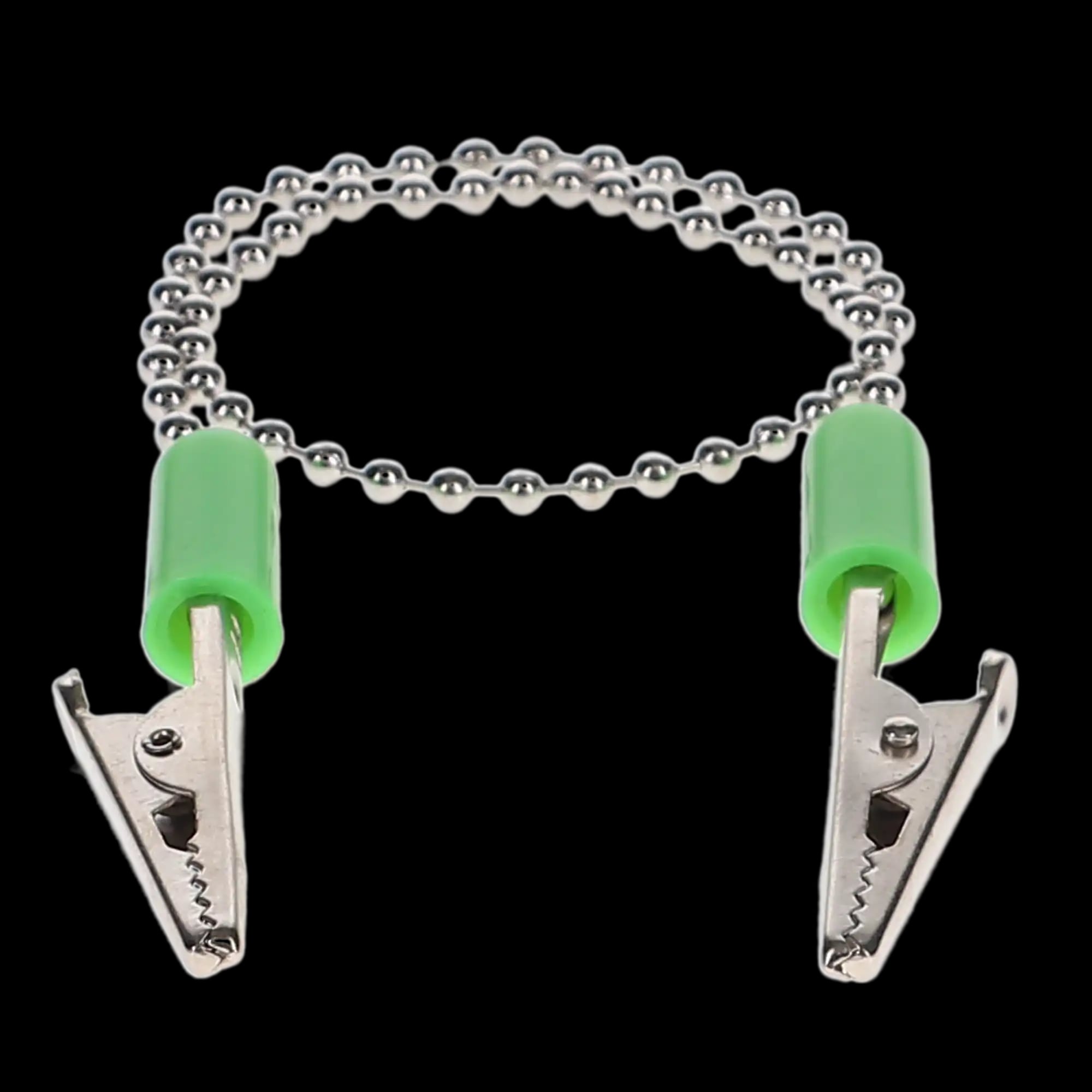 Daisy Chain Bib Clips, Green, 3/Pk