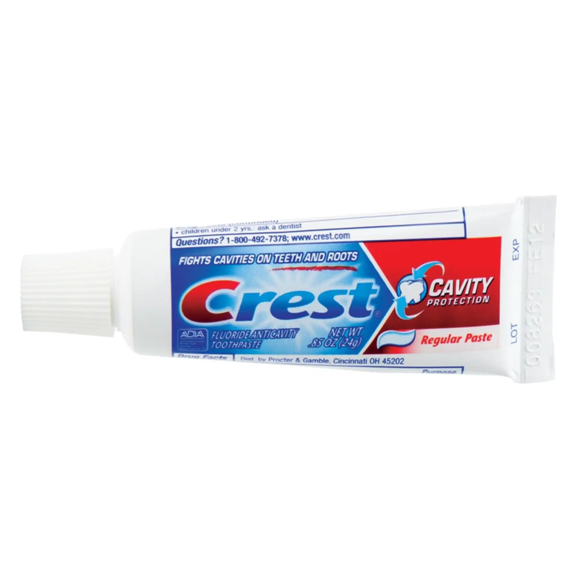 Crest Cavity Protection Regular Toothpaste, 0.85 oz Tubes, 240/Case, 3077209596