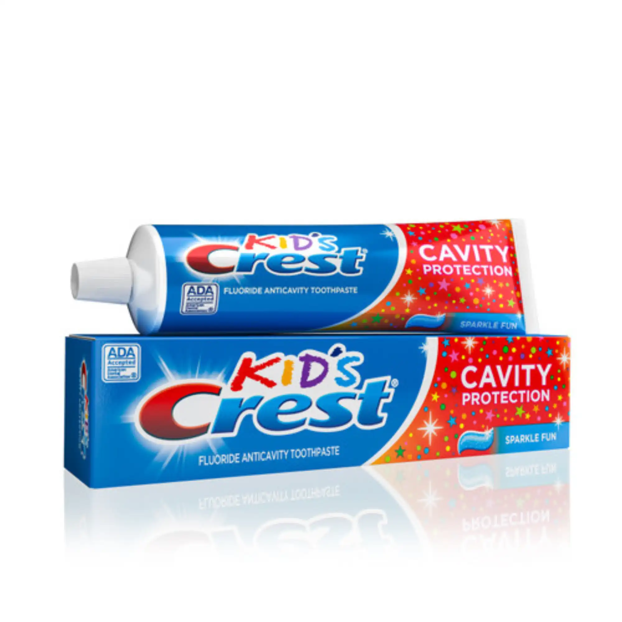 Crest Kids 2+ Cavity Protection Toothpaste, Sparkle Fun (Bubblegum) Flavor, 4.6 oz Tube, 24/Case, Fluoride