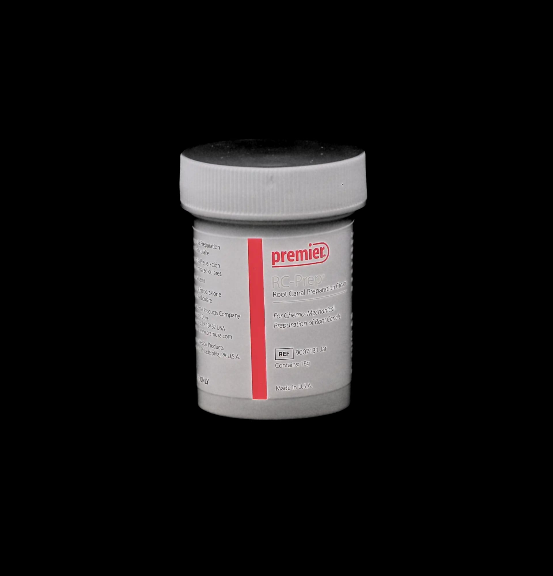 Premier RC-Prep Root Canal Preparation Cream, EDTA & Urea Peroxide, 18 g Jar, #9007131