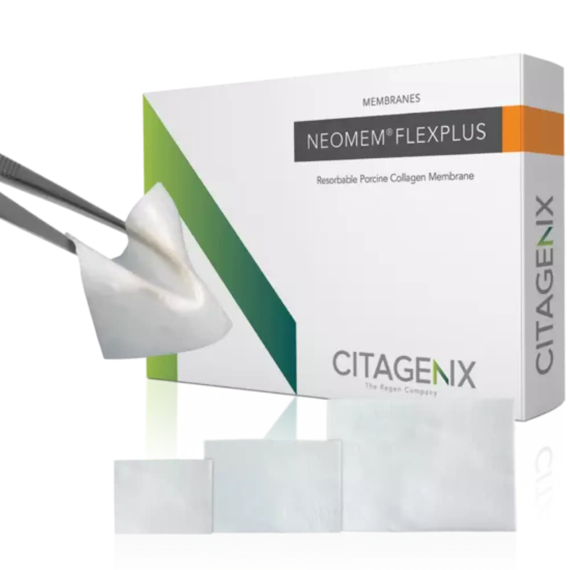 Citagenix Neomem FlexPlus Resorbable Collagen Membrane, 30 x 40 mm, NF3040
