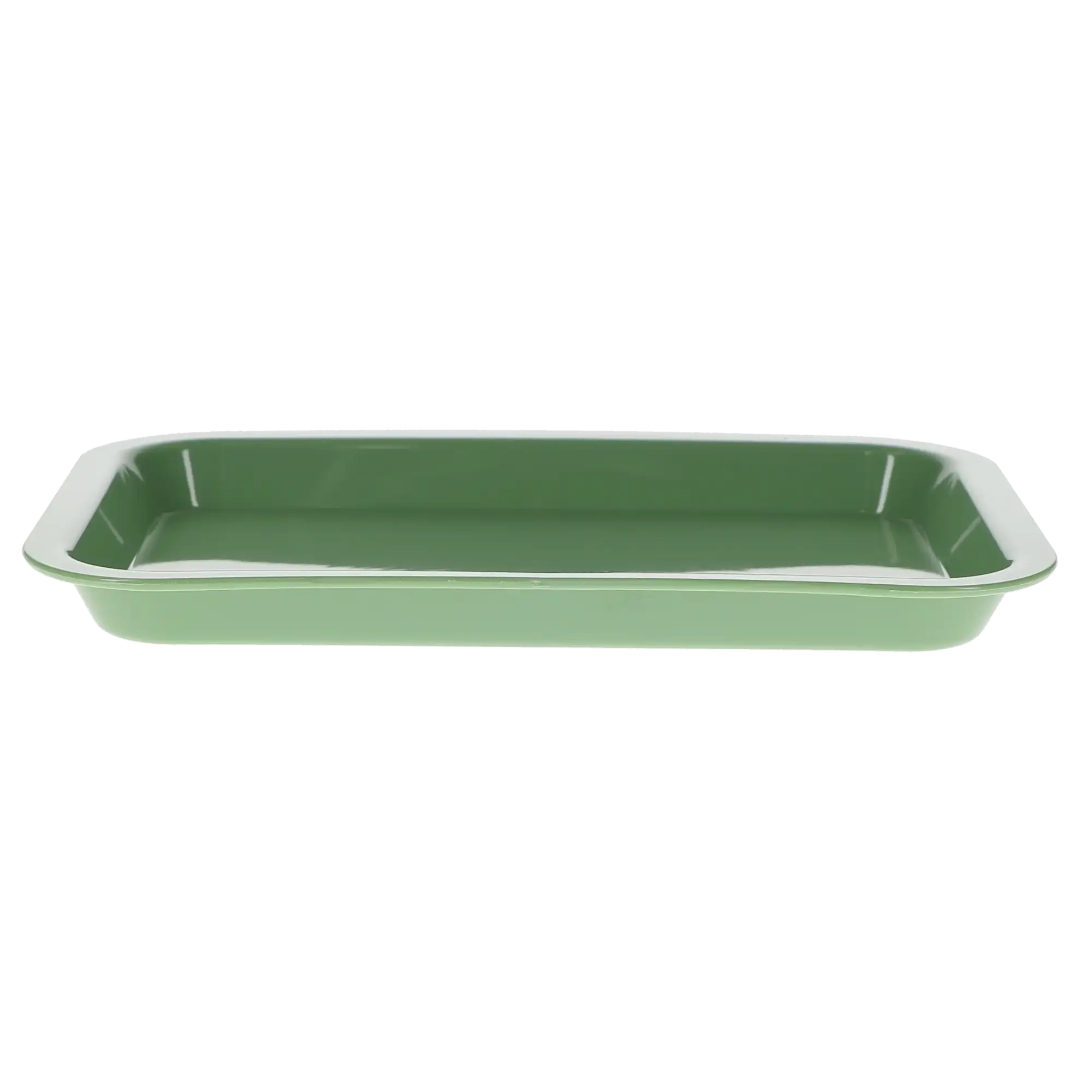 HSB Set-Up Plastic Flat Tray, #F, Mini, Neon Green, 1/Pk, 108157
