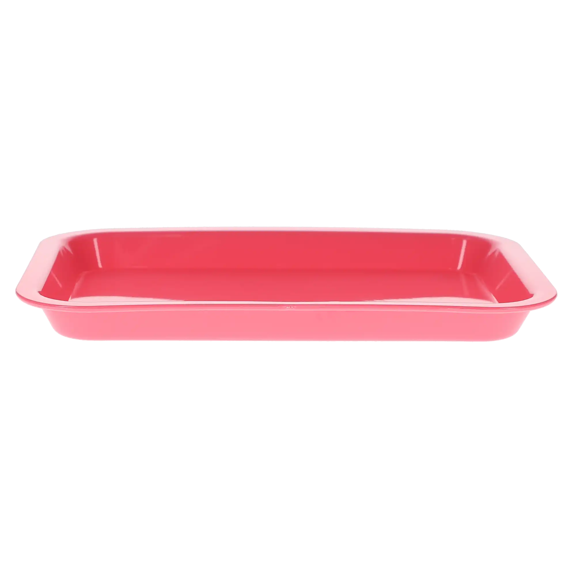 Set-Up Plastic Flat Trays, #F, Mini, Neon Pink, 1/Pk, 108158