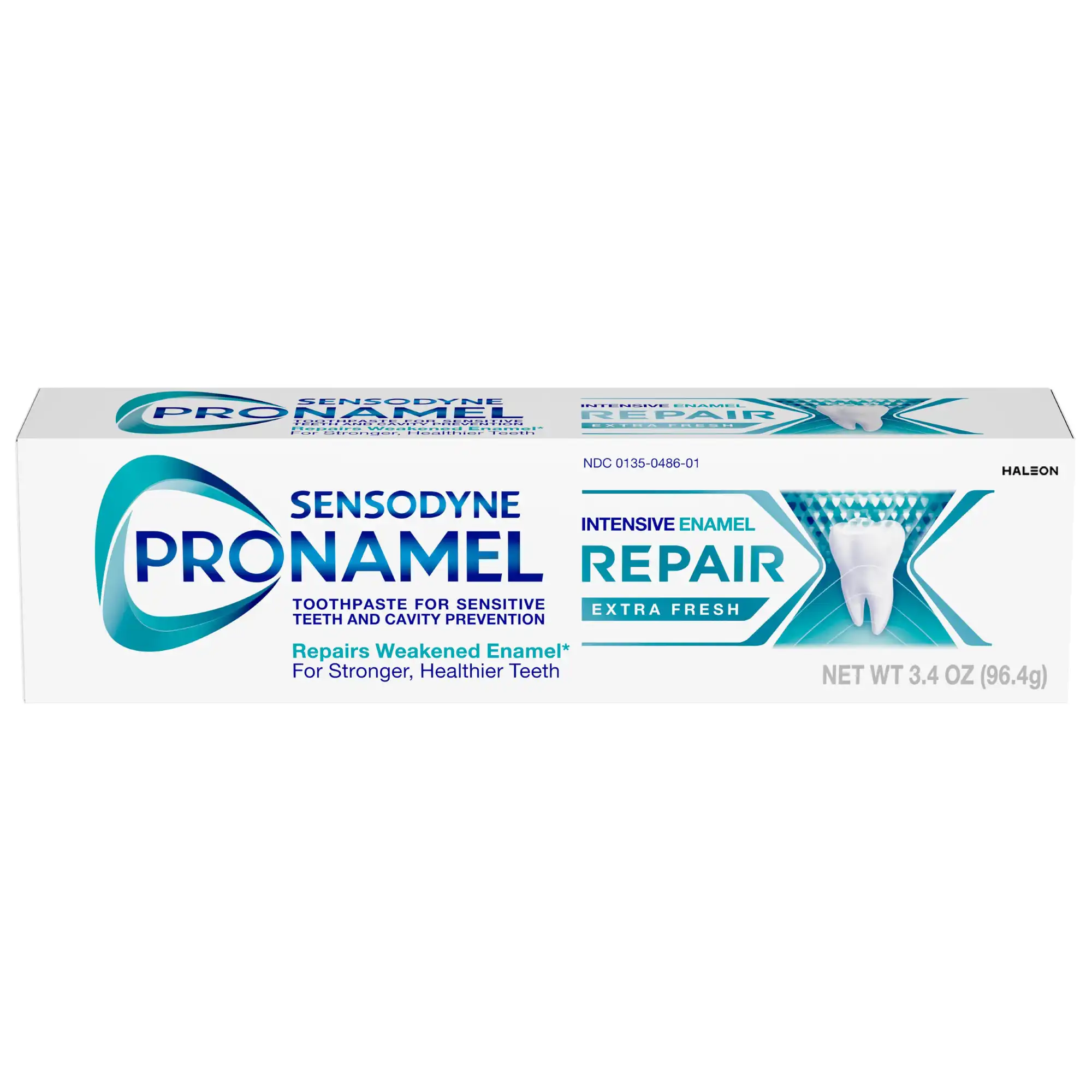 Sensodyne ProNamel Intensive Enamel Repair Toothpaste, Extra Fresh, 3.4 oz Tube, 12/Pkg, CRSKU