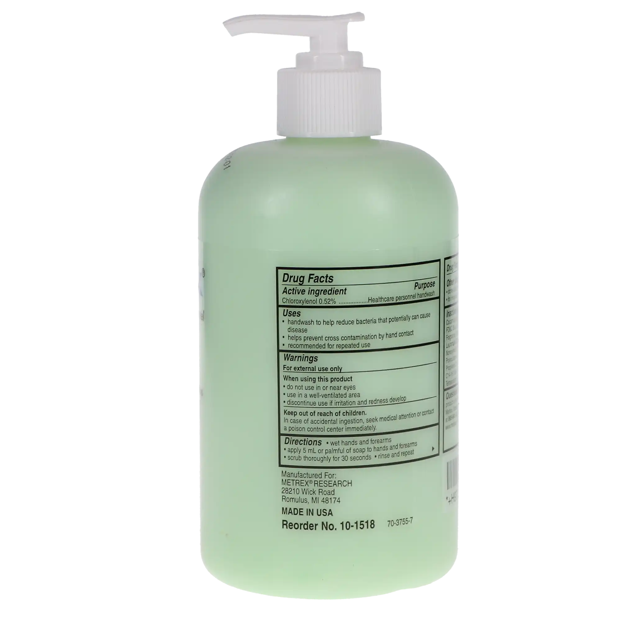 VioNex Antimicrobial Liquid Soap with Pump, 0.5% PCMX, 18 oz Bottle, 1/Pk, 10-1518