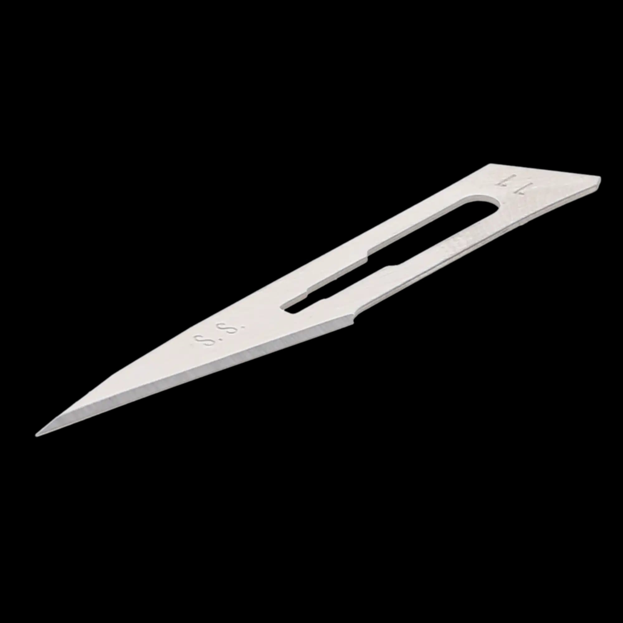 HSB #11 Sterile Stainless Steel Surgical Scalpel Blades, 100/Box